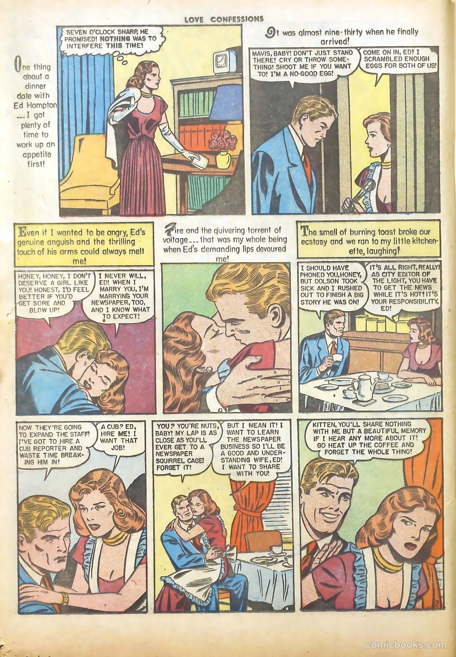 Love Confessions #8 (1951) — page 4 of 53