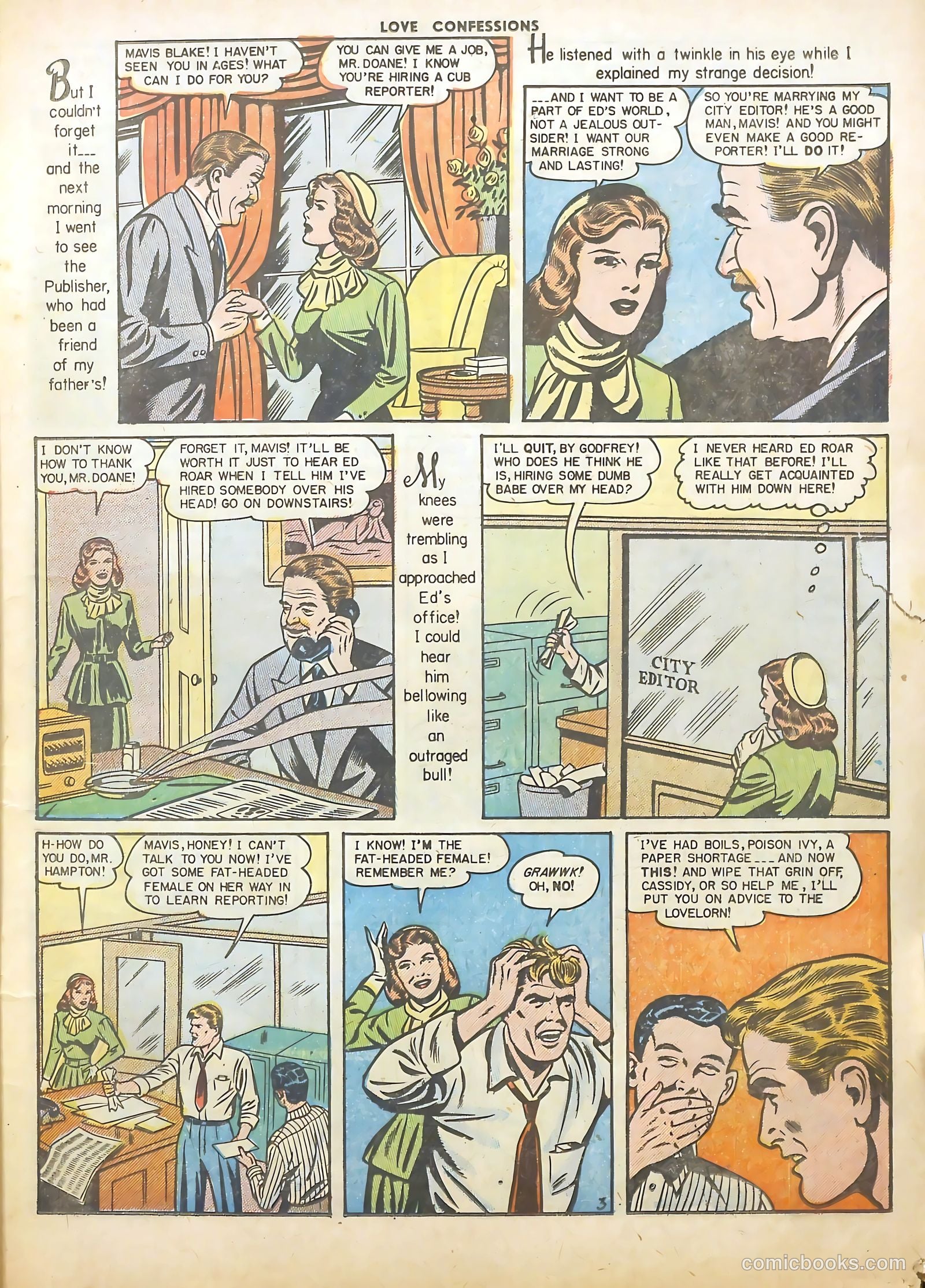 Love Confessions #8 (1951) — page 5 of 53
