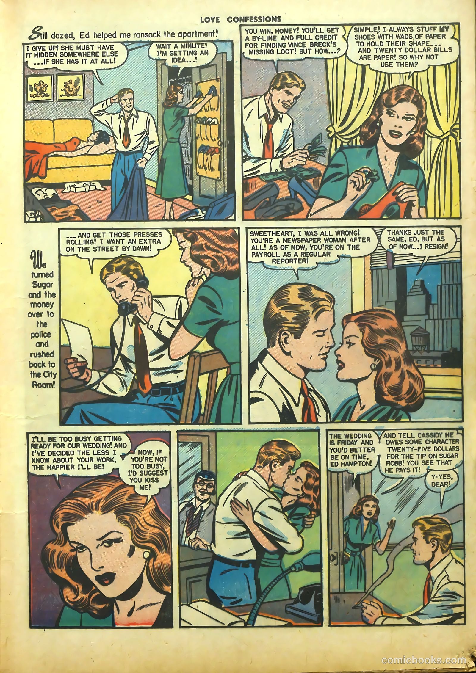 Love Confessions #8 (1951) — page 11 of 53
