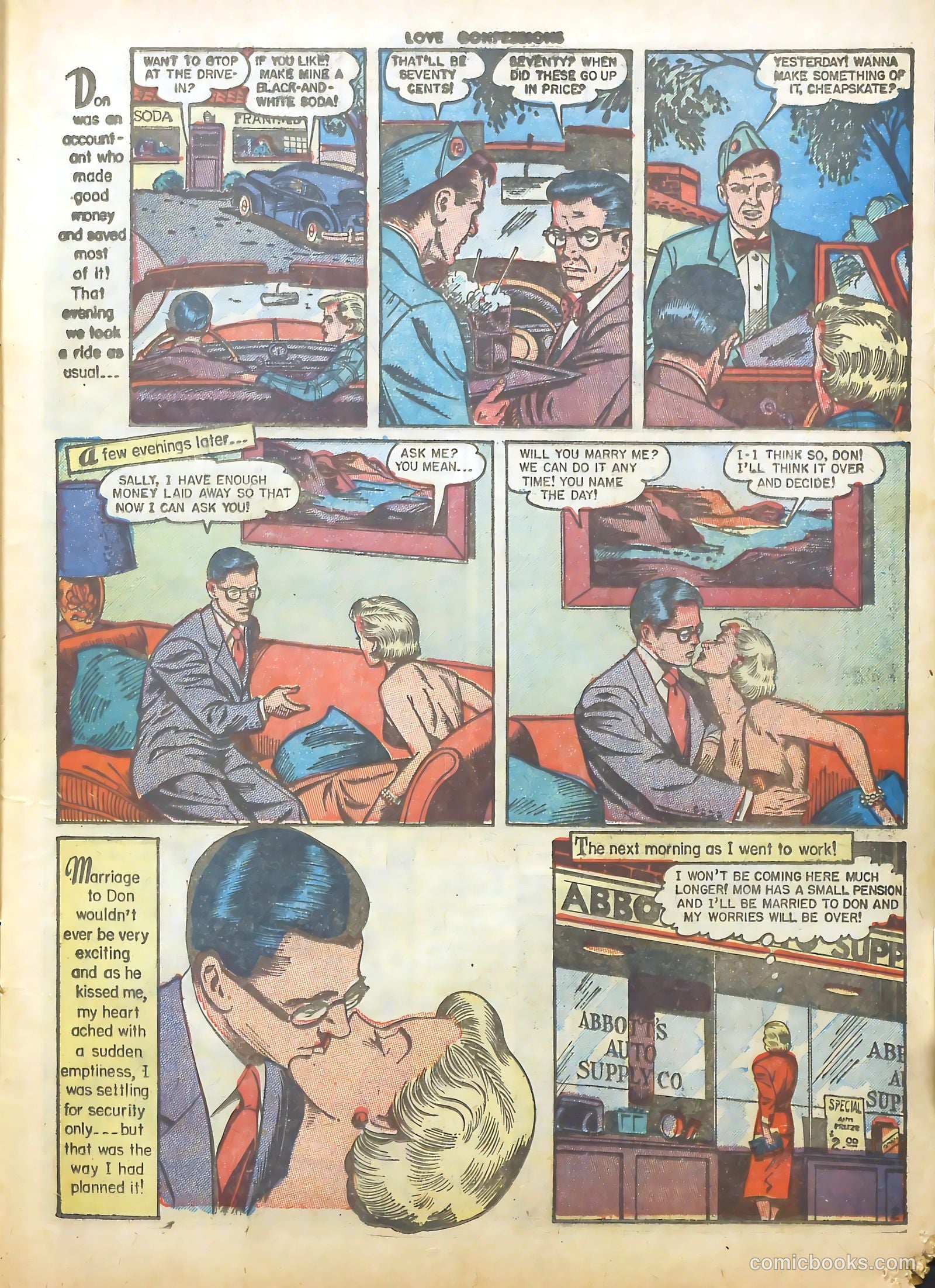 Love Confessions #8 (1951) — page 13 of 53