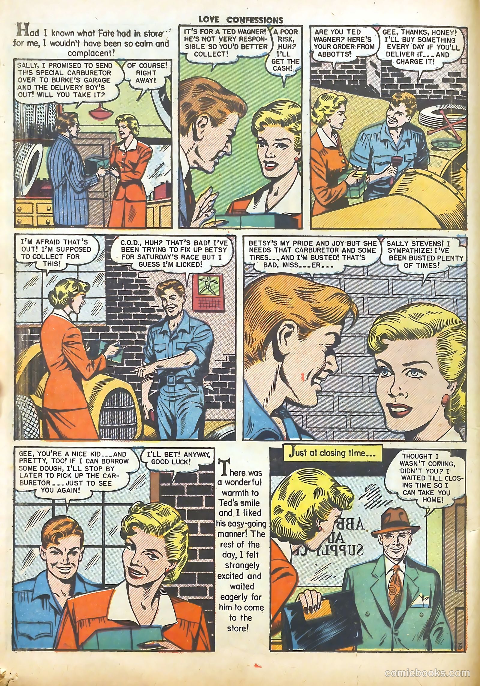 Love Confessions #8 (1951) — page 14 of 53