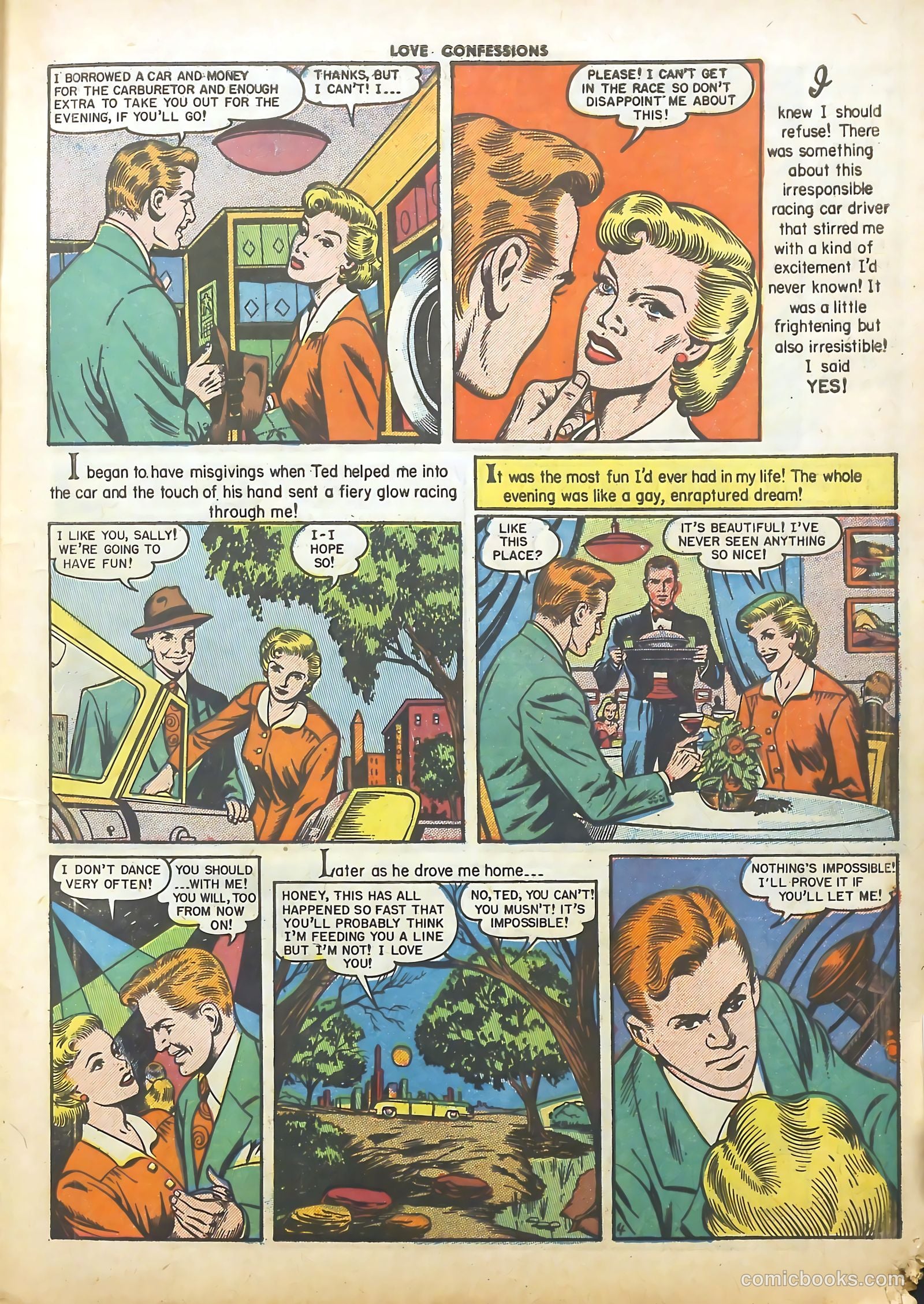Love Confessions #8 (1951) — page 15 of 53