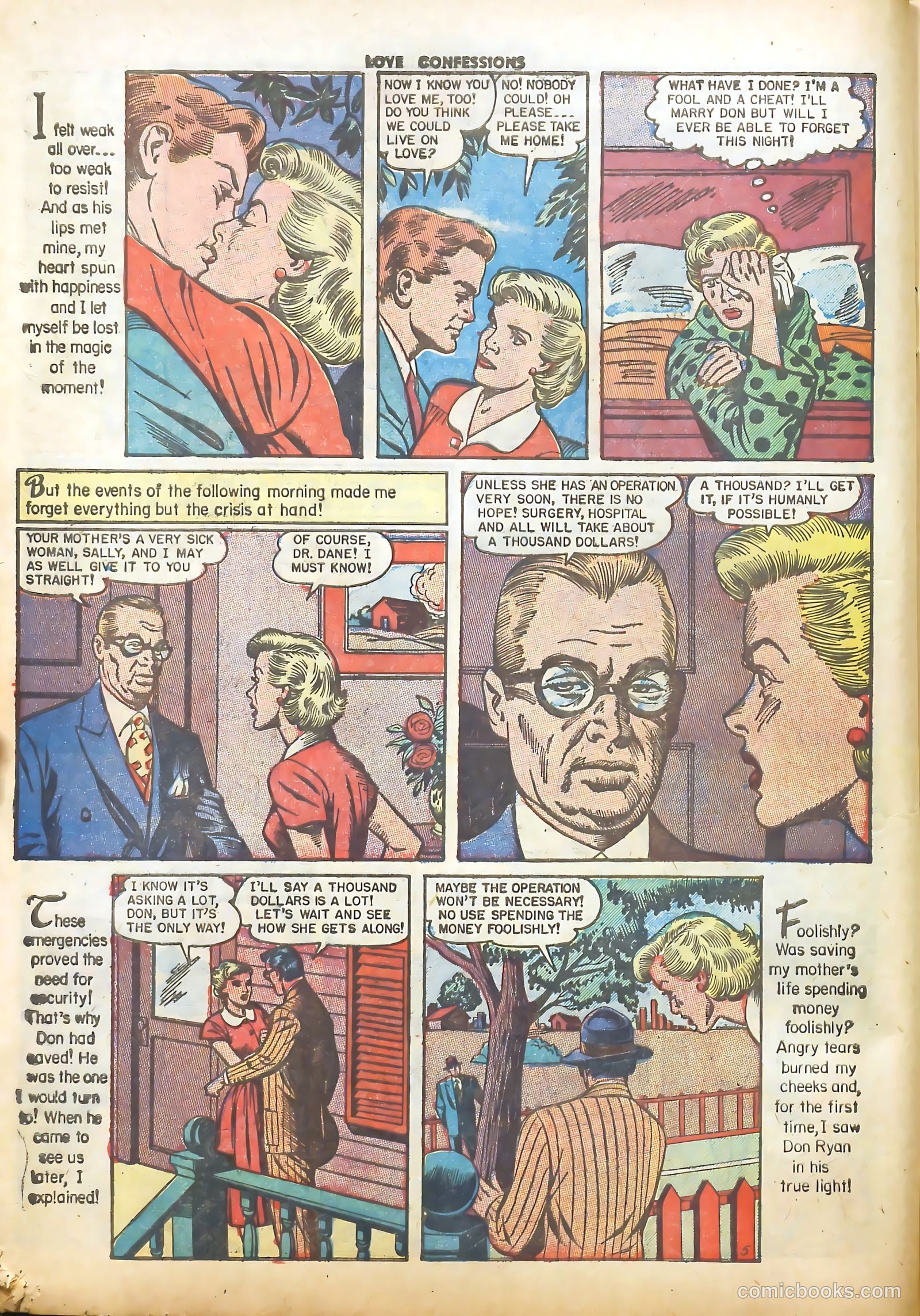 Love Confessions #8 (1951) — page 16 of 53
