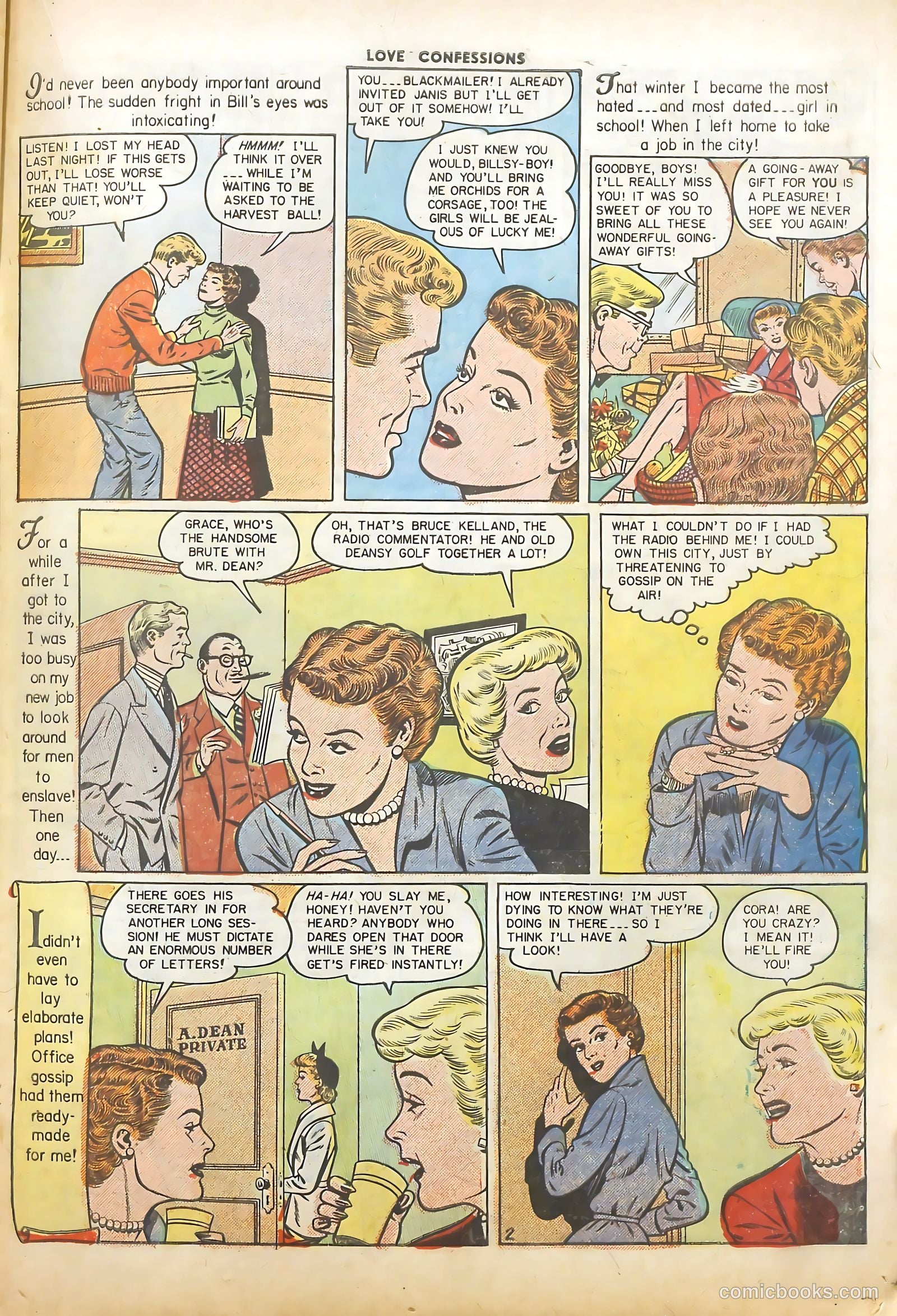 Love Confessions #8 (1951) — page 30 of 53