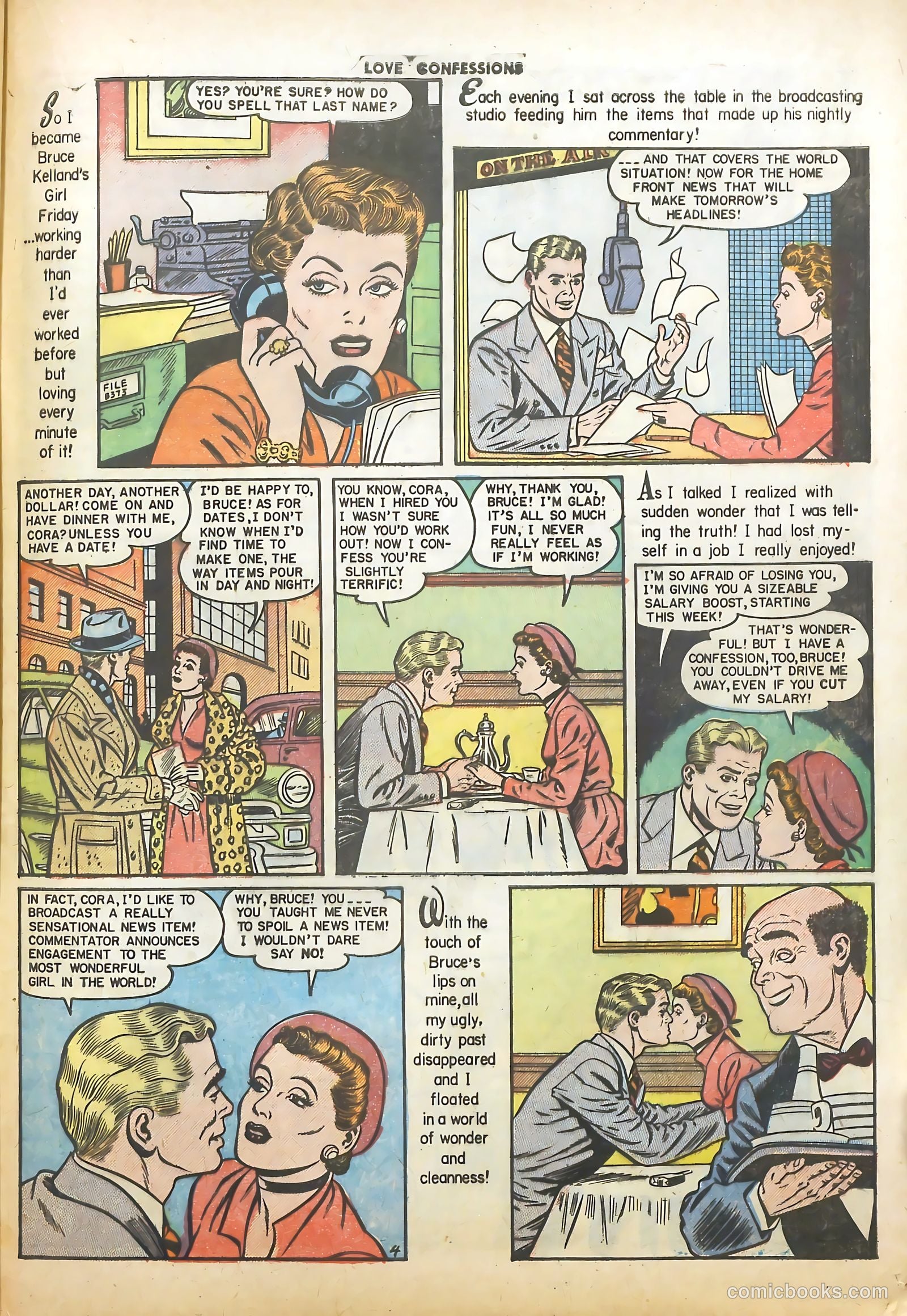 Love Confessions #8 (1951) — page 32 of 53