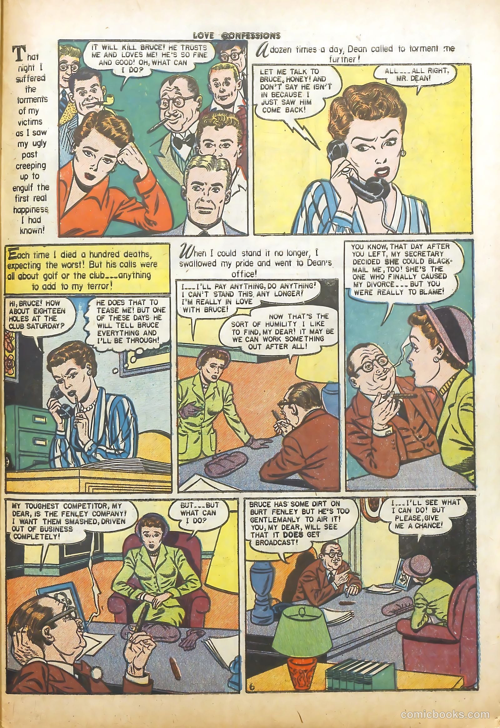 Love Confessions #8 (1951) — page 34 of 53