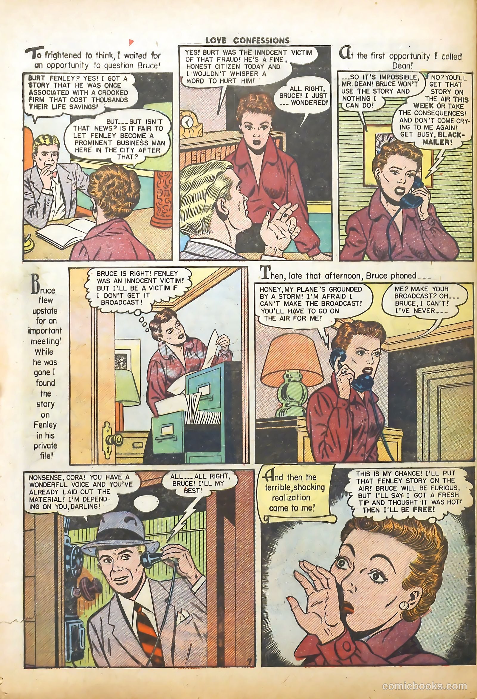 Love Confessions #8 (1951) — page 35 of 53