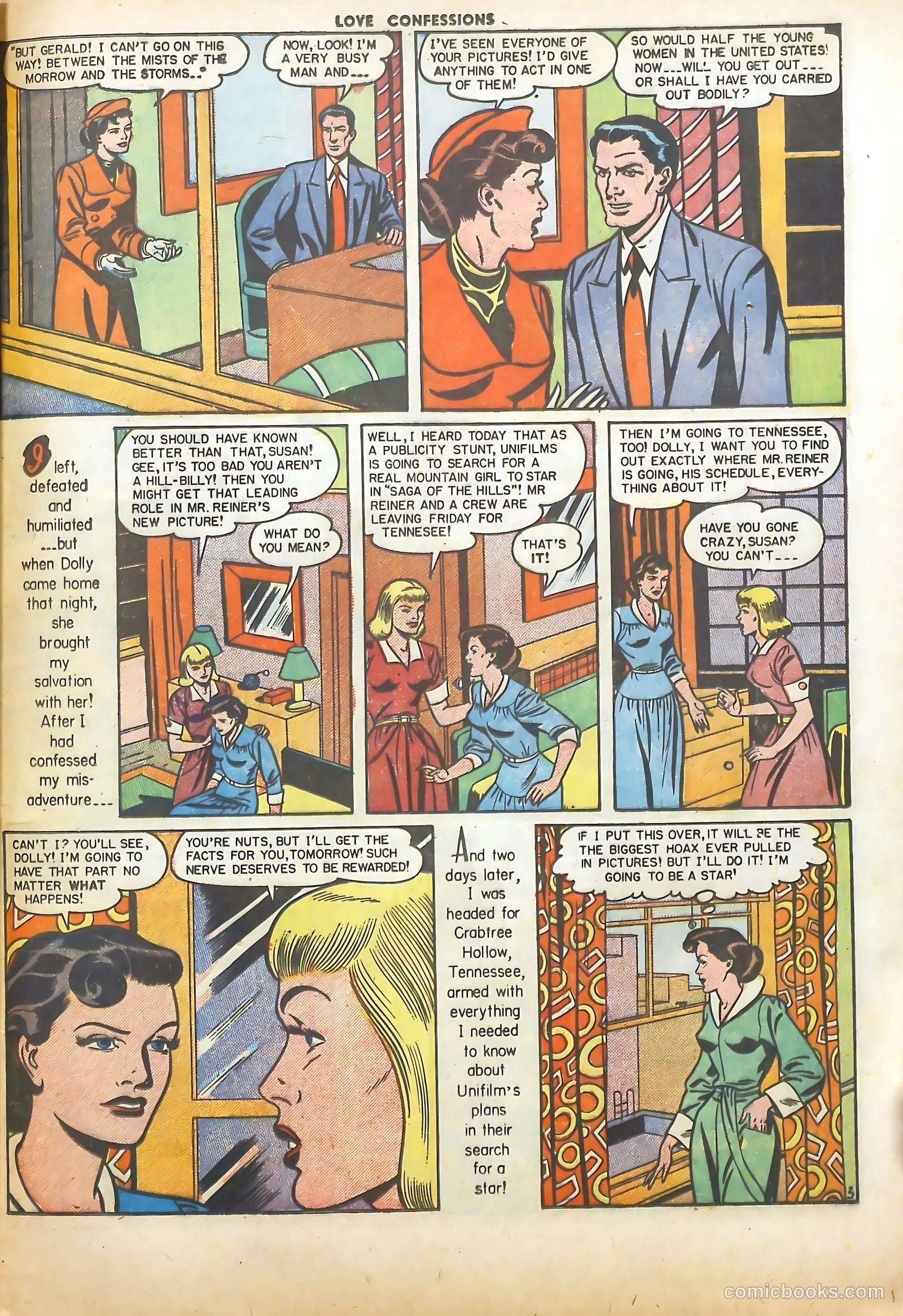 Love Confessions #8 (1951) — page 44 of 53