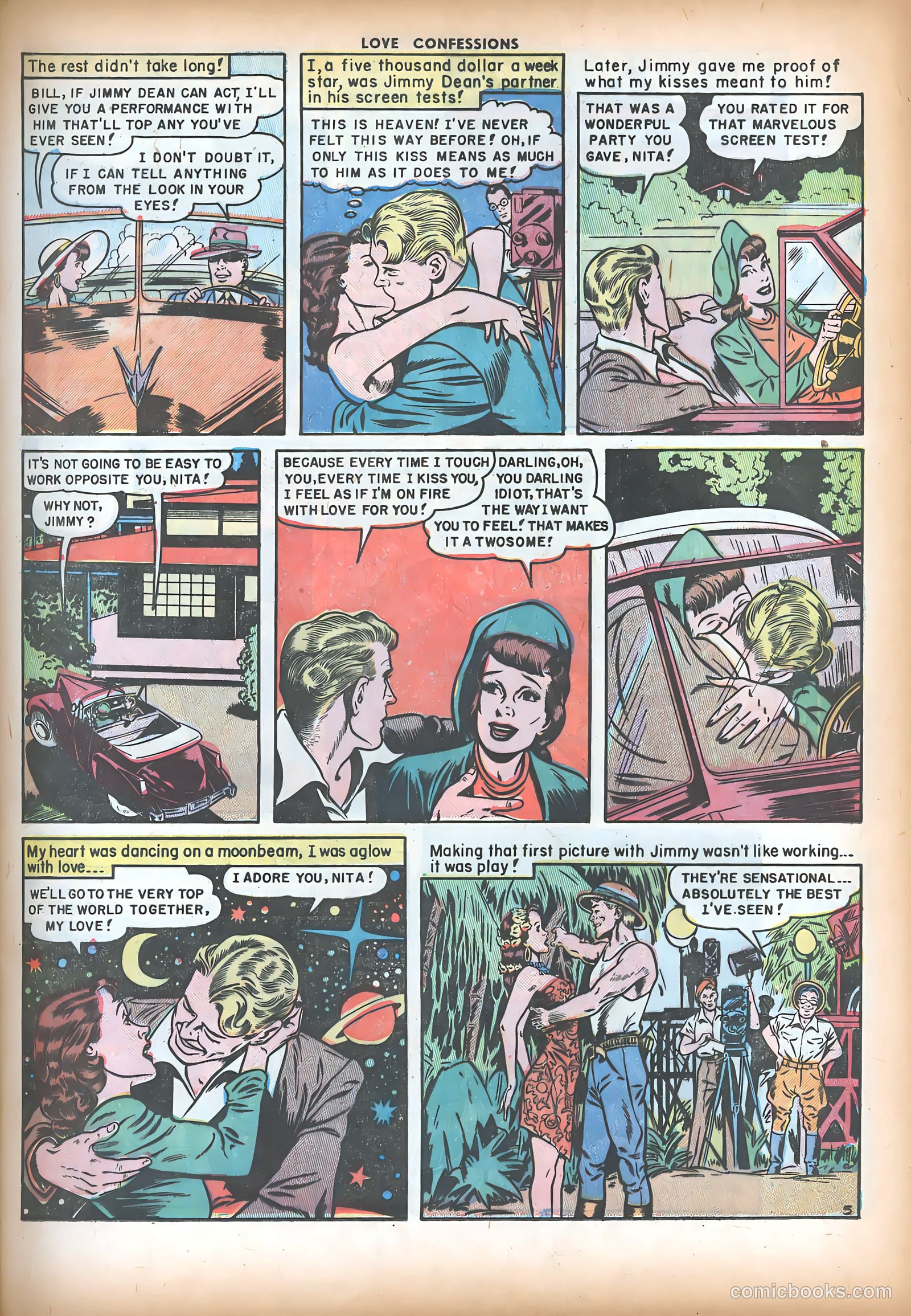 Love Confessions #9 (1951) — page 7 of 51