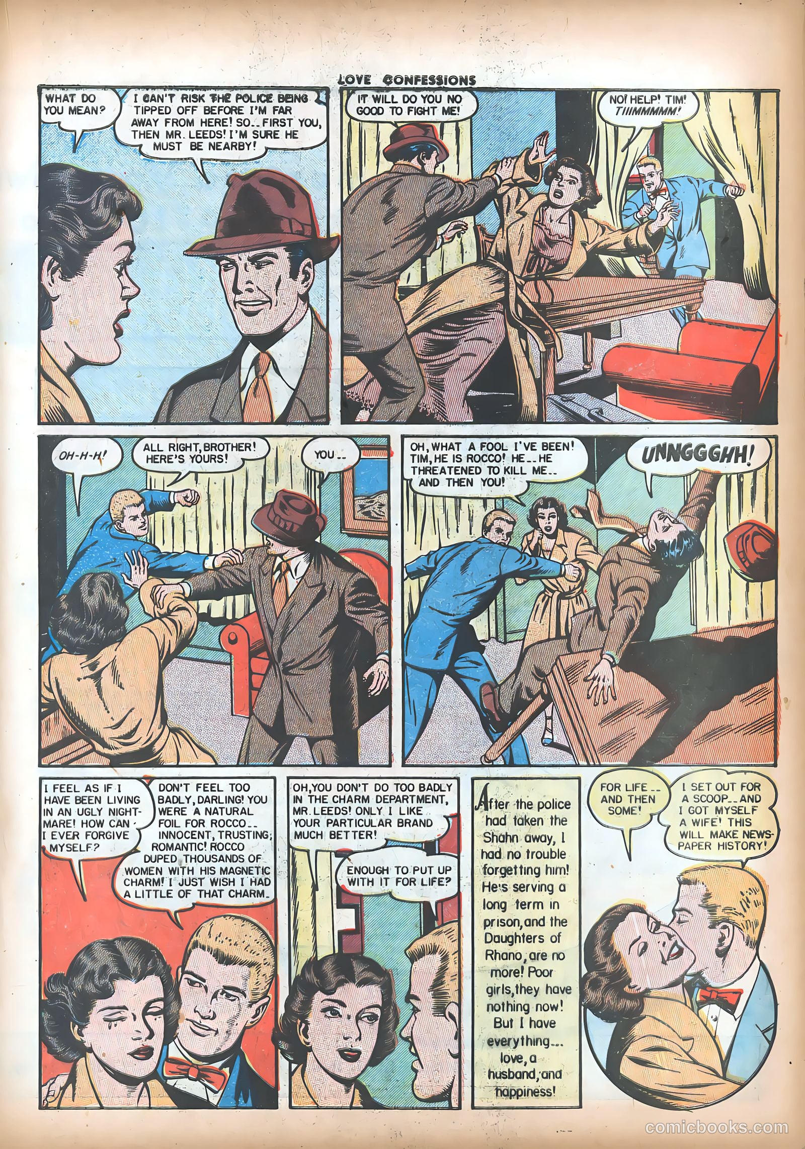 Love Confessions #9 (1951) — page 25 of 51