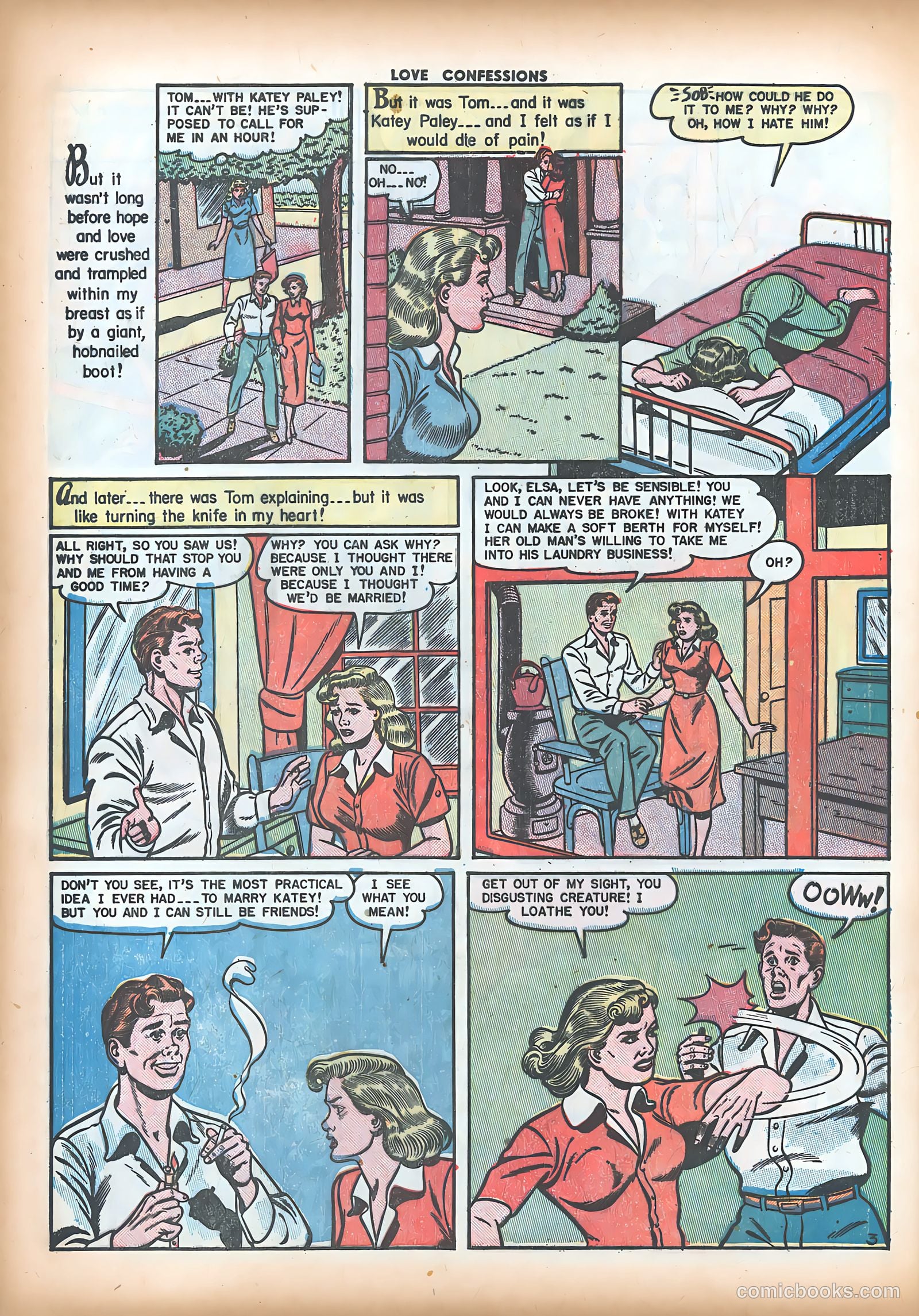 Love Confessions #9 (1951) — page 29 of 51