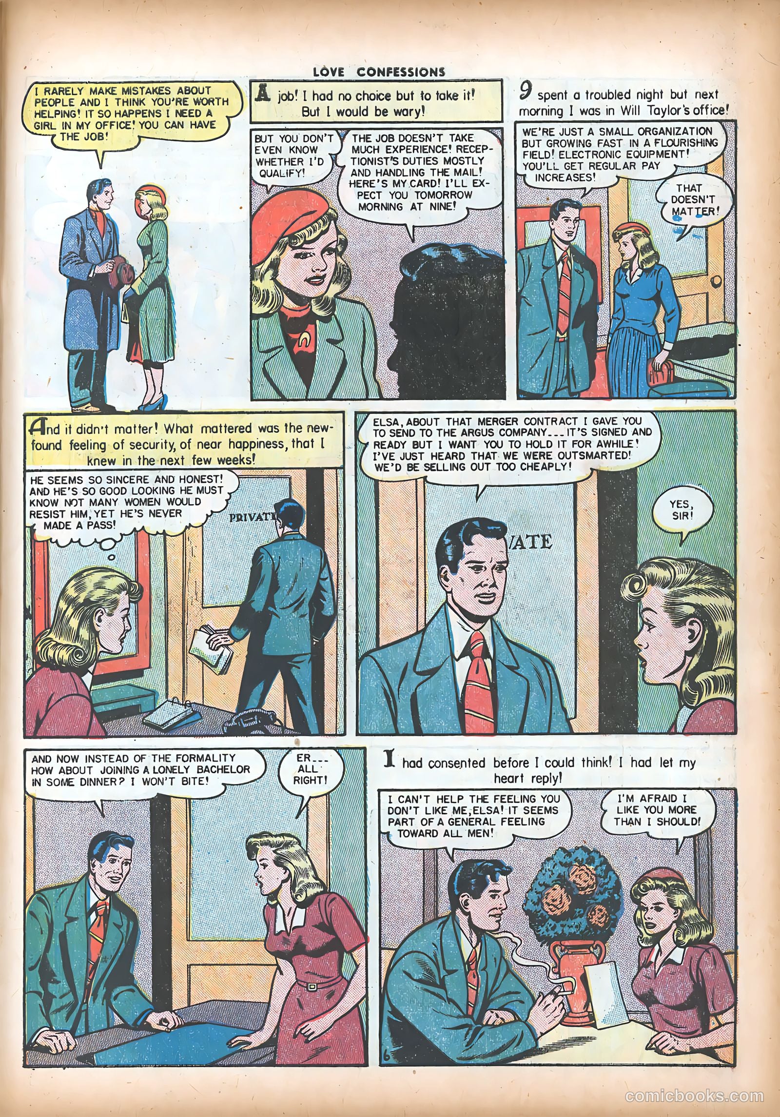 Love Confessions #9 (1951) — page 32 of 51