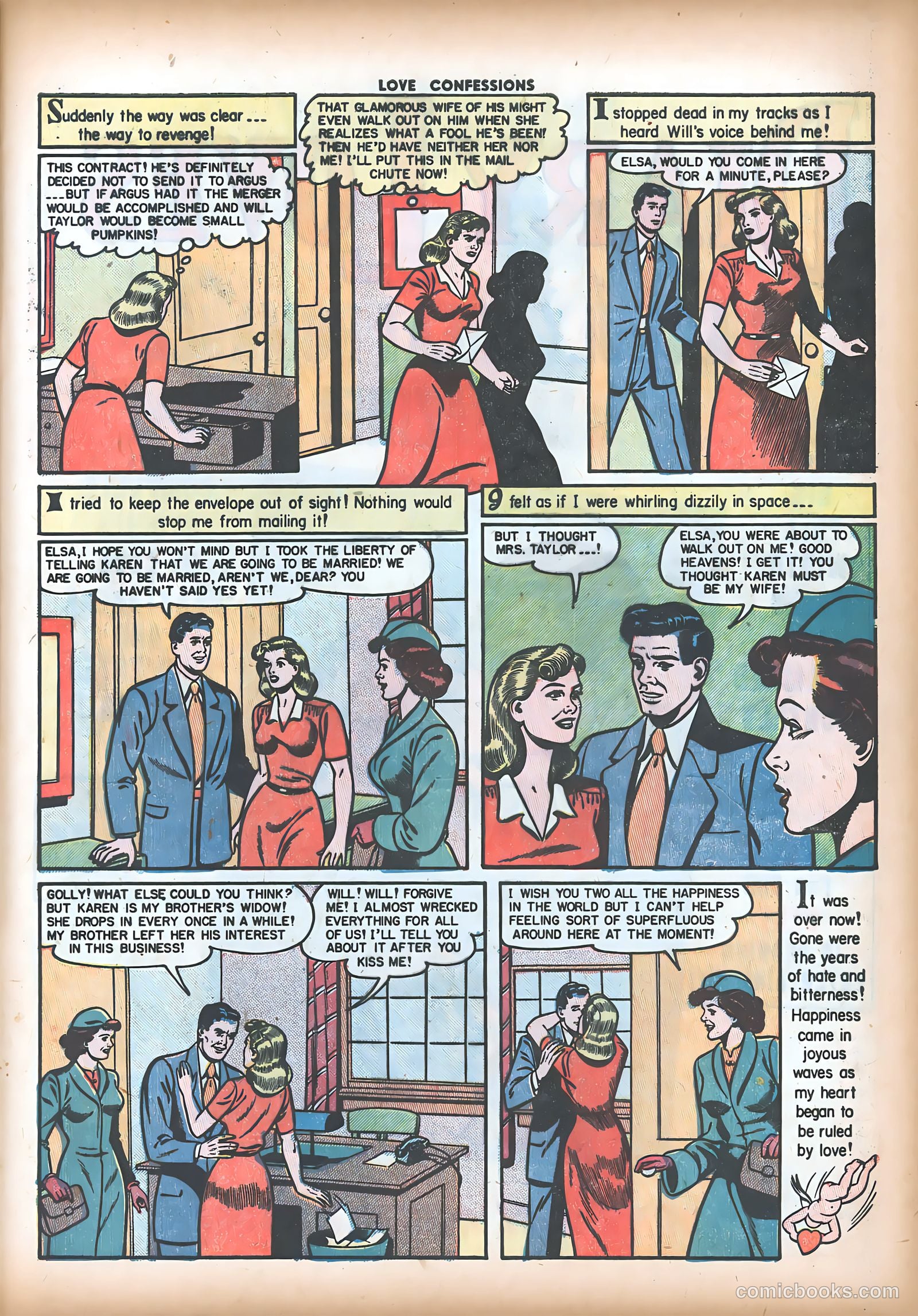 Love Confessions #9 (1951) — page 34 of 51