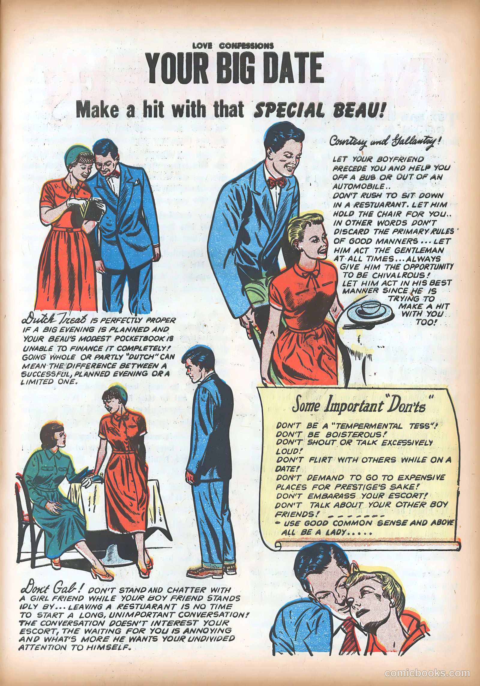 Love Confessions #9 (1951) — page 36 of 51