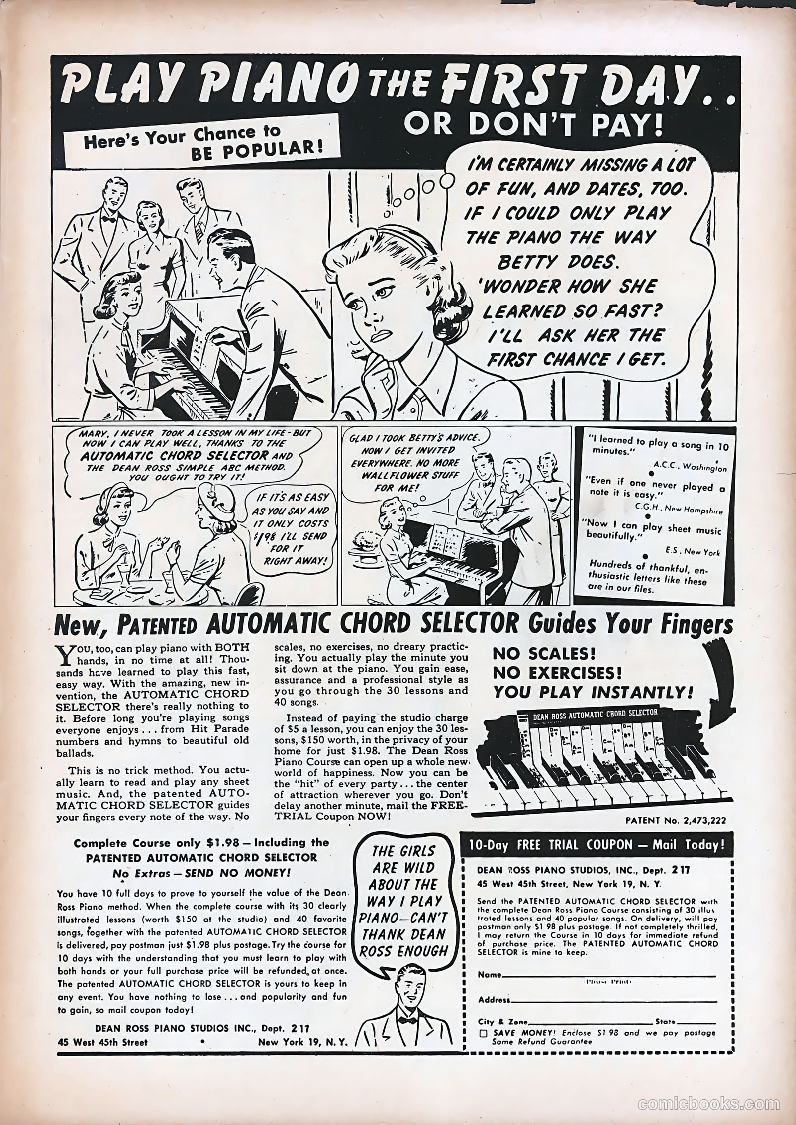 Love Confessions #9 (1951) — page 50 of 51