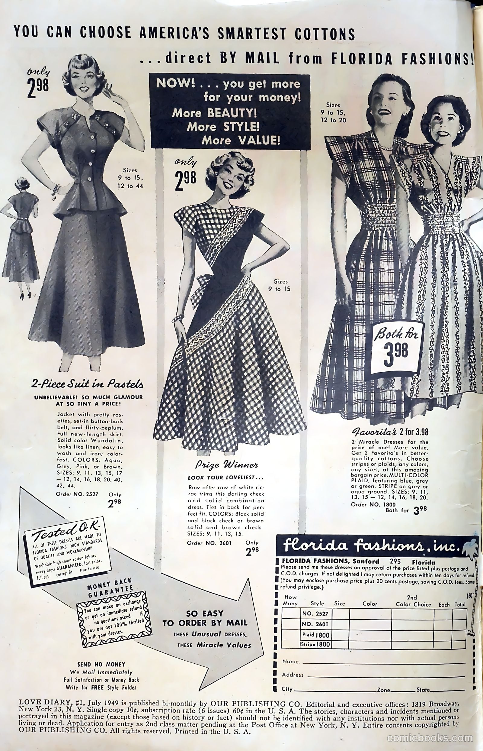Love Diary #1 (1949) — page 2 of 52