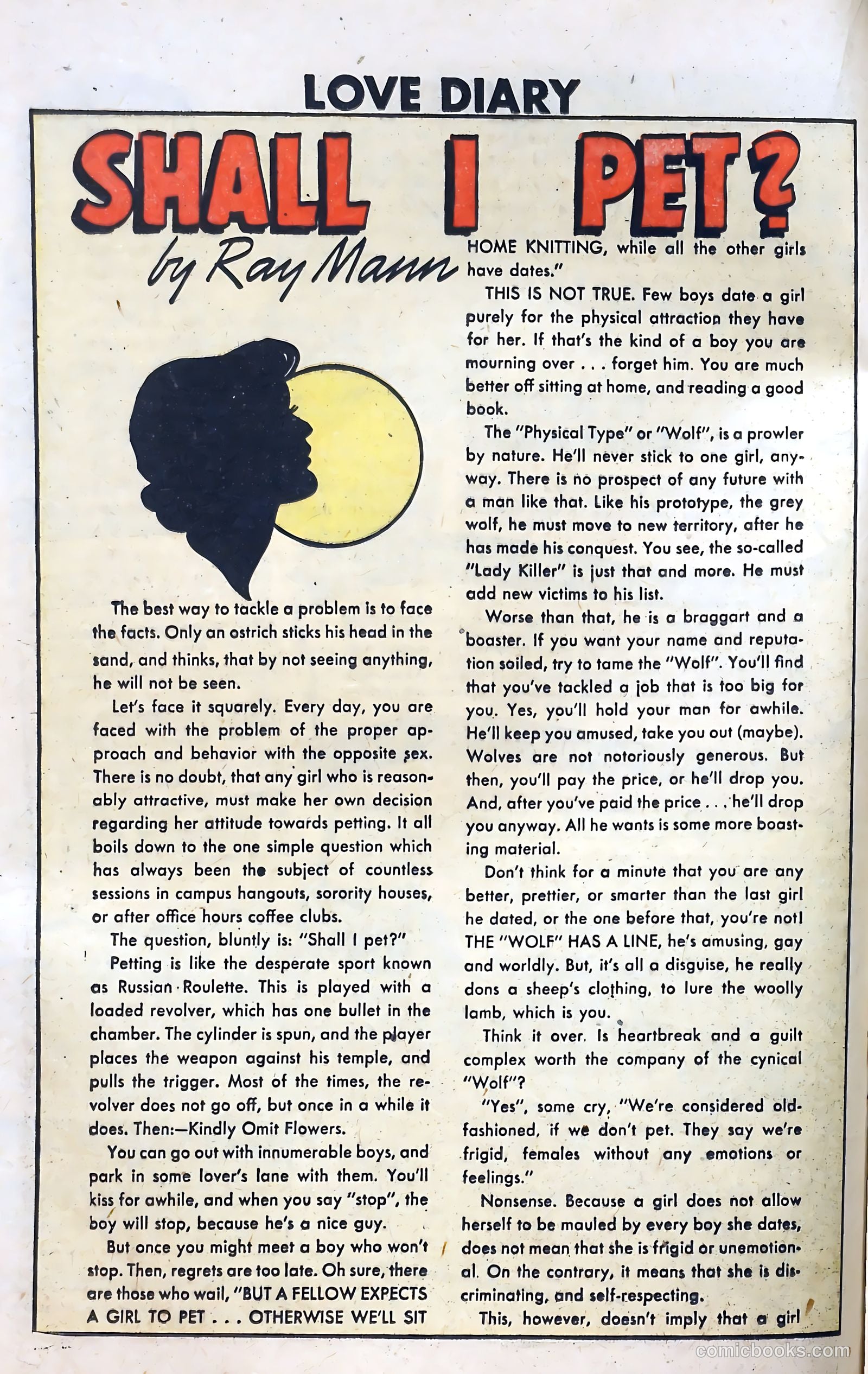 Love Diary #1 (1949) — page 20 of 52