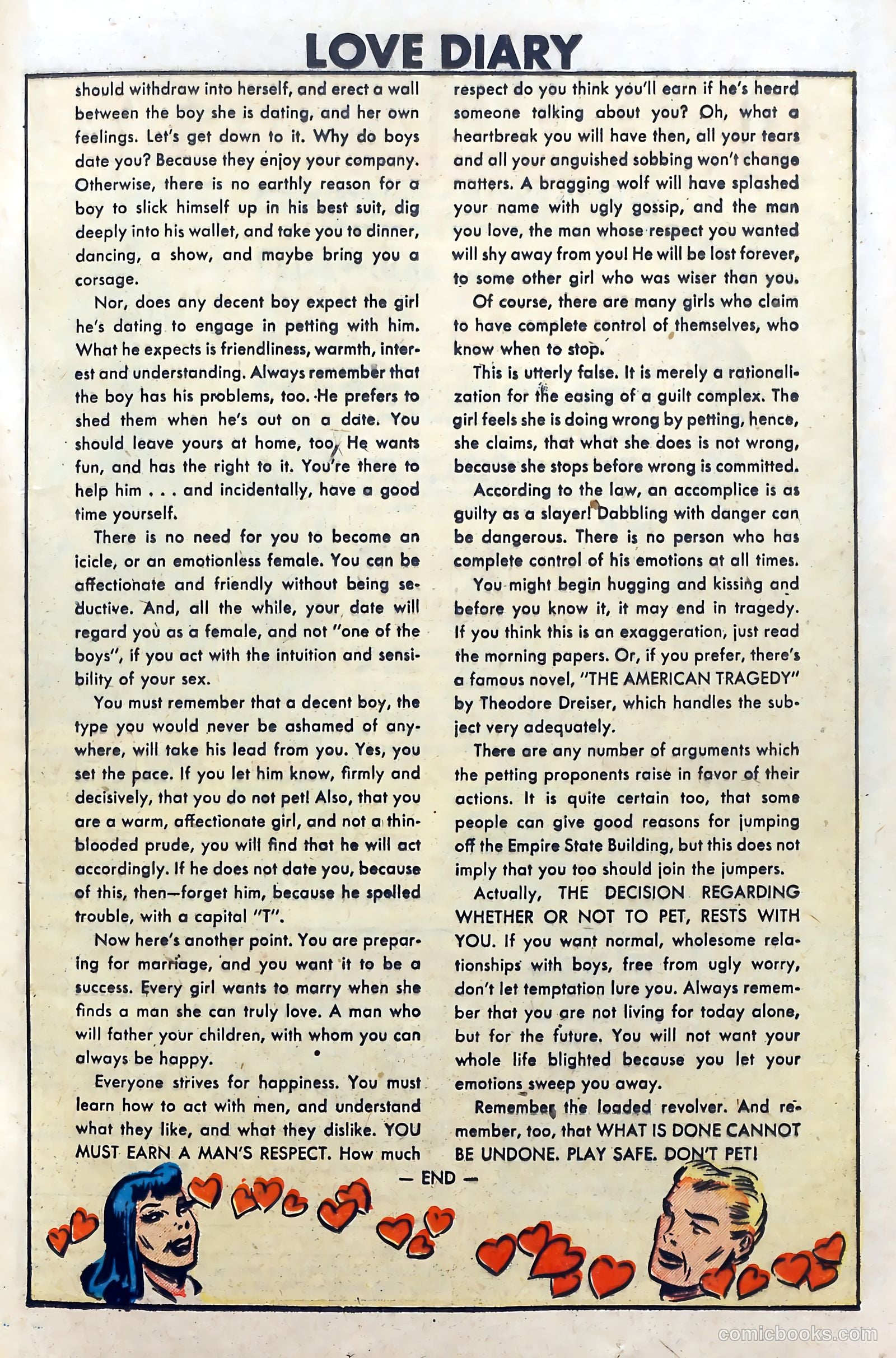 Love Diary #1 (1949) — page 21 of 52