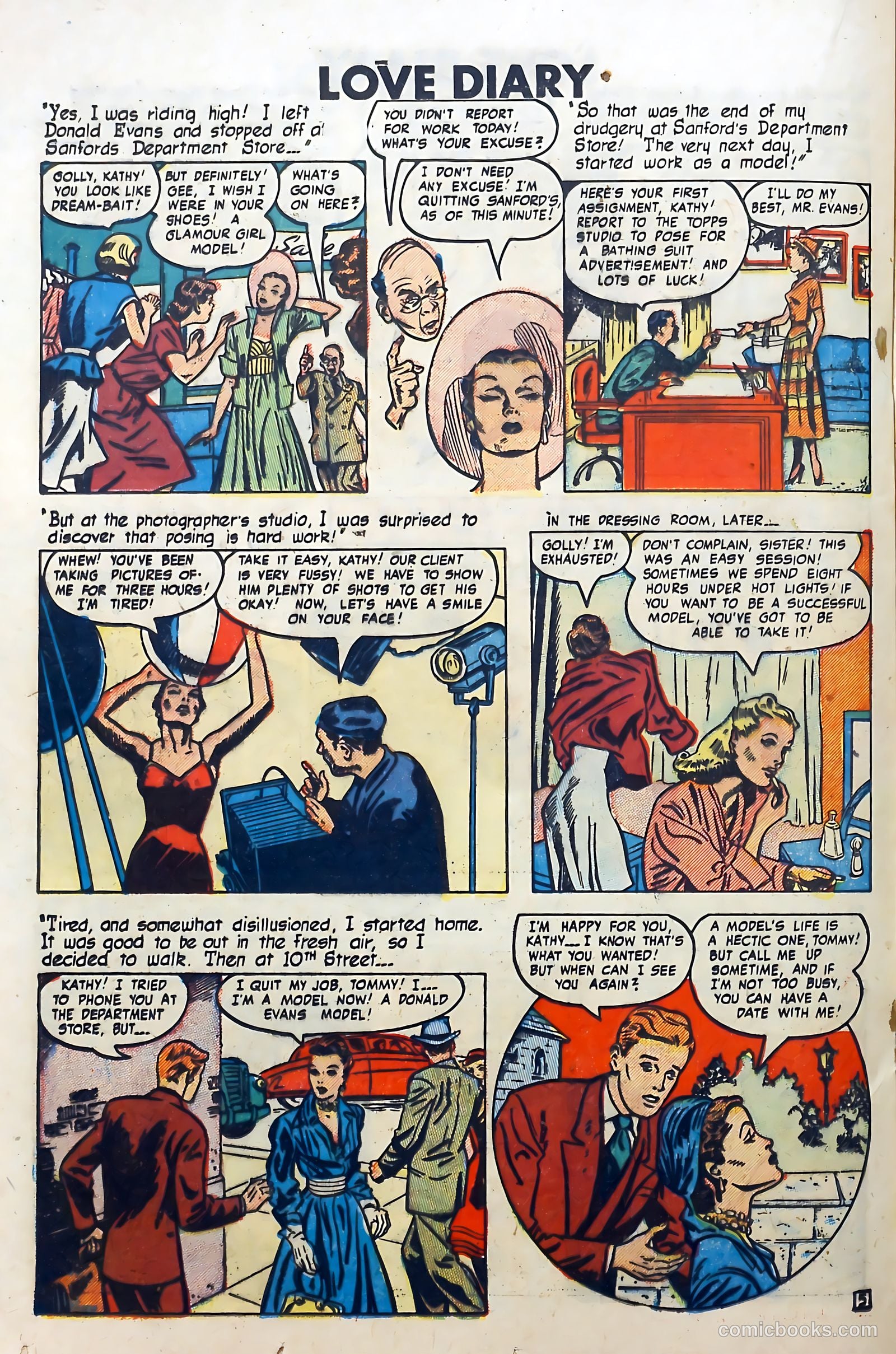 Love Diary #1 (1949) — page 28 of 52