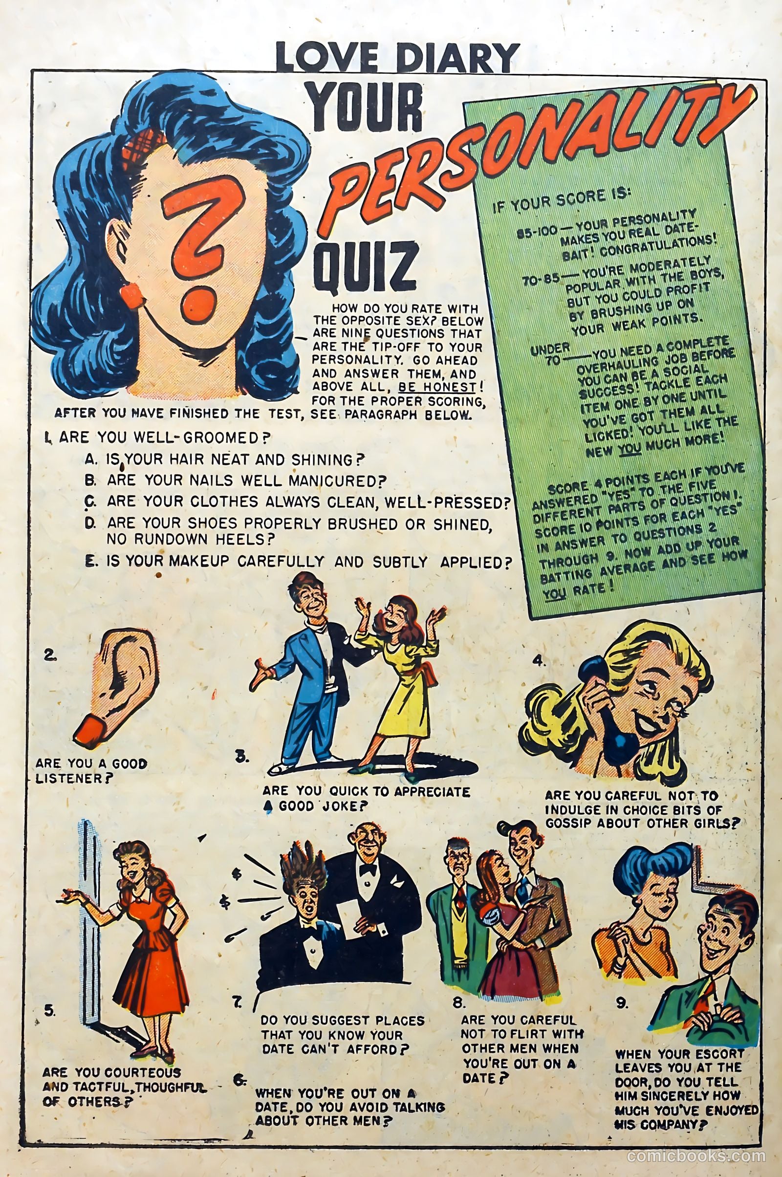 Love Diary #1 (1949) — page 36 of 52