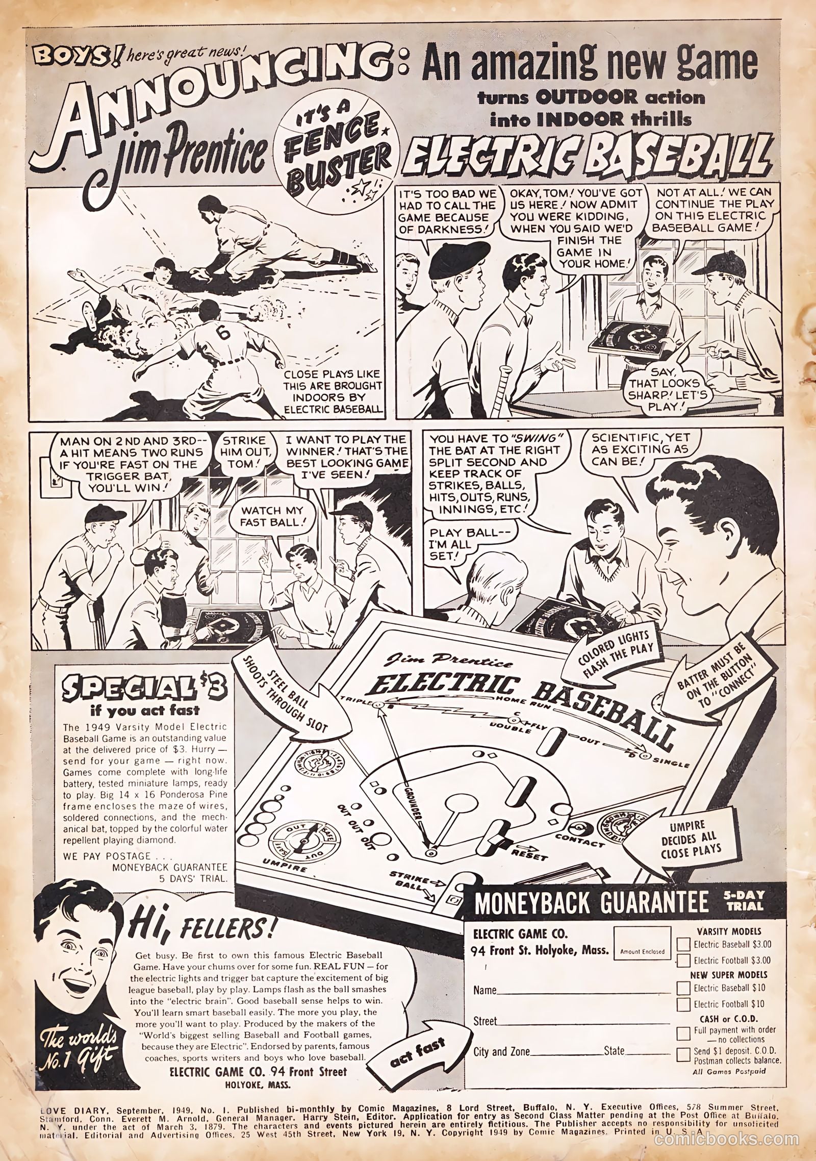 Love Diary #1 (1949) — page 2 of 37