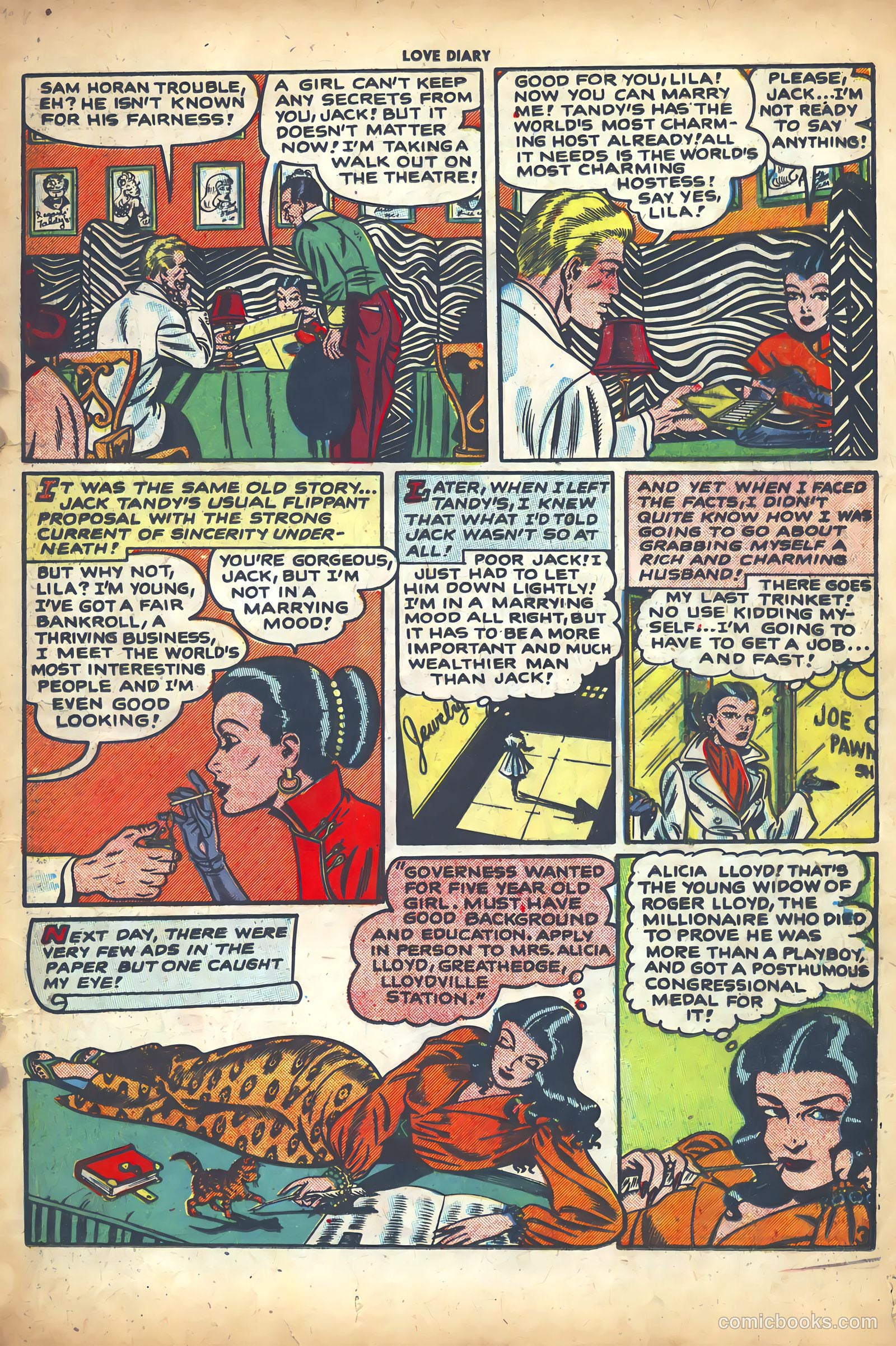 Love Diary #1 (1949) — page 5 of 37
