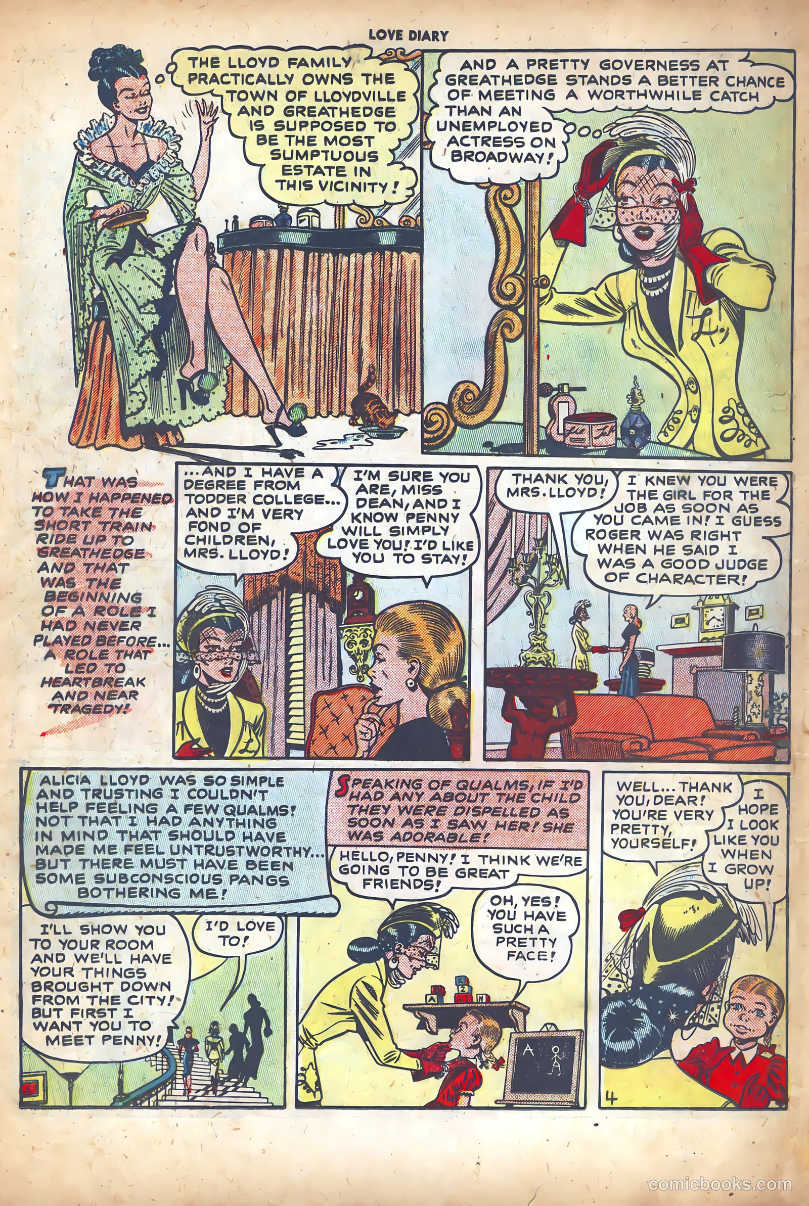 Love Diary #1 (1949) — page 6 of 37
