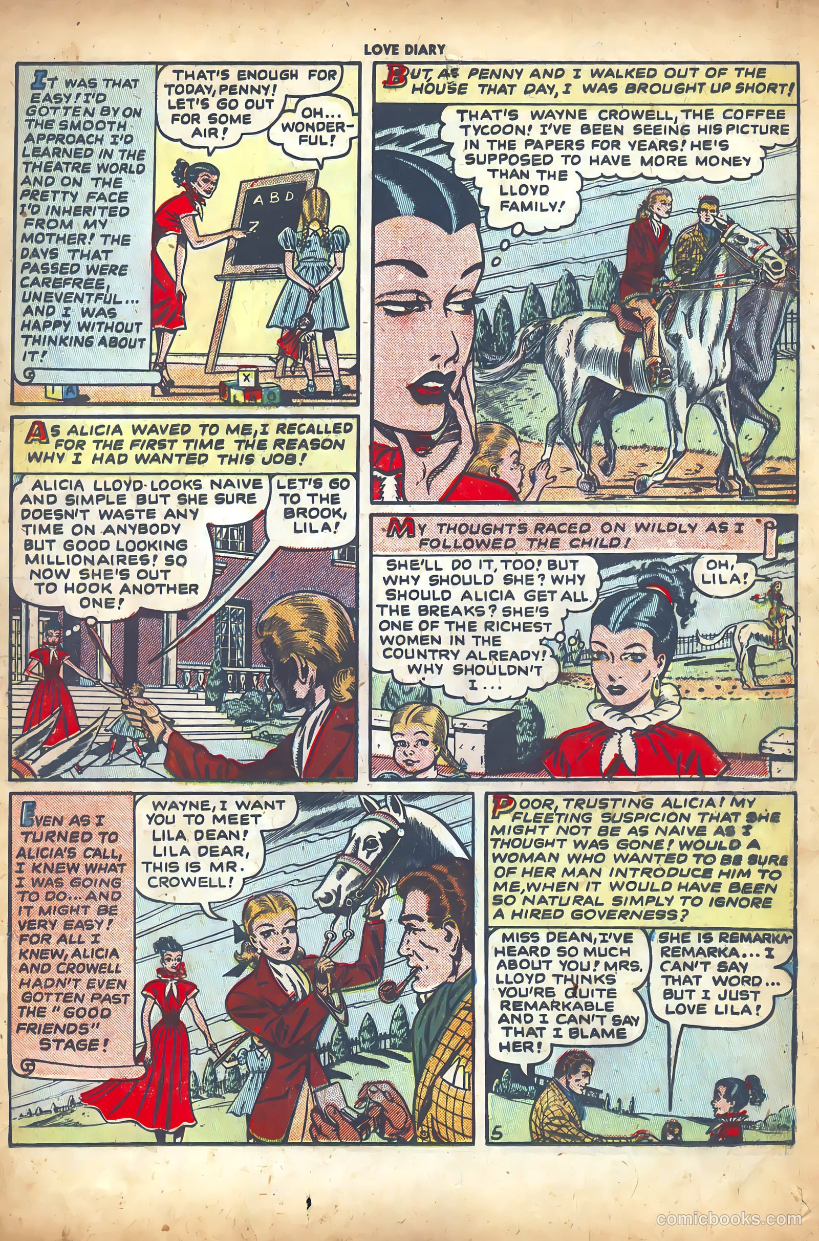 Love Diary #1 (1949) — page 7 of 37