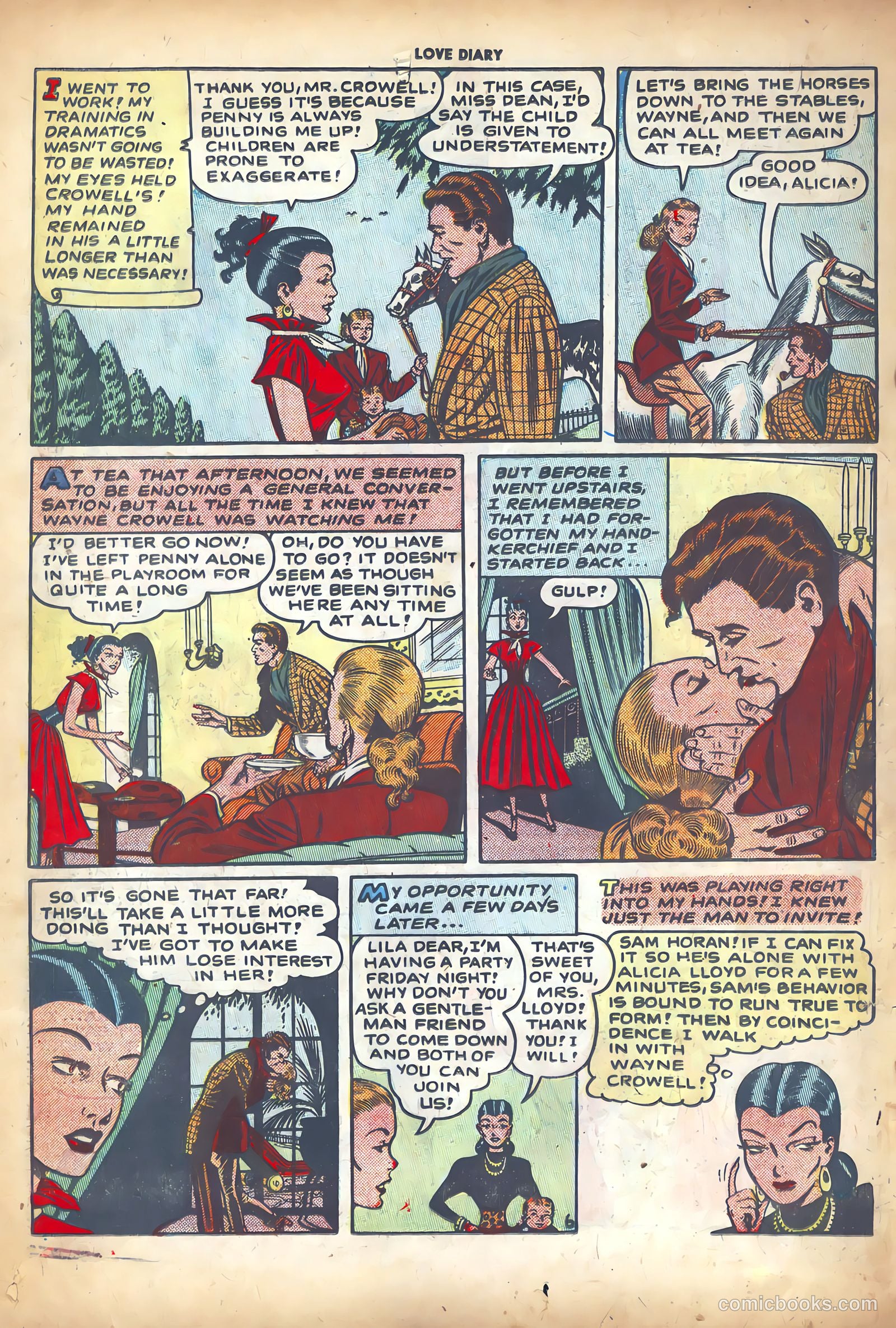 Love Diary #1 (1949) — page 8 of 37