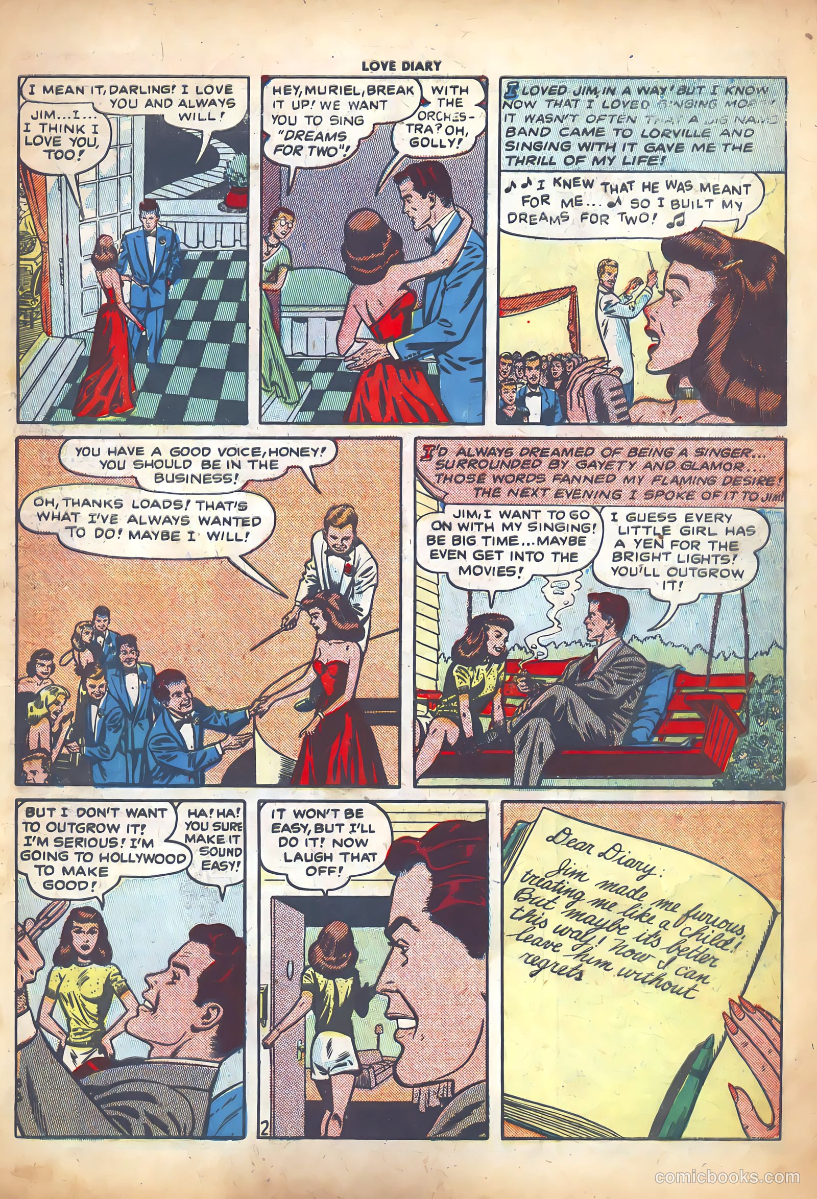 Love Diary #1 (1949) — page 13 of 37