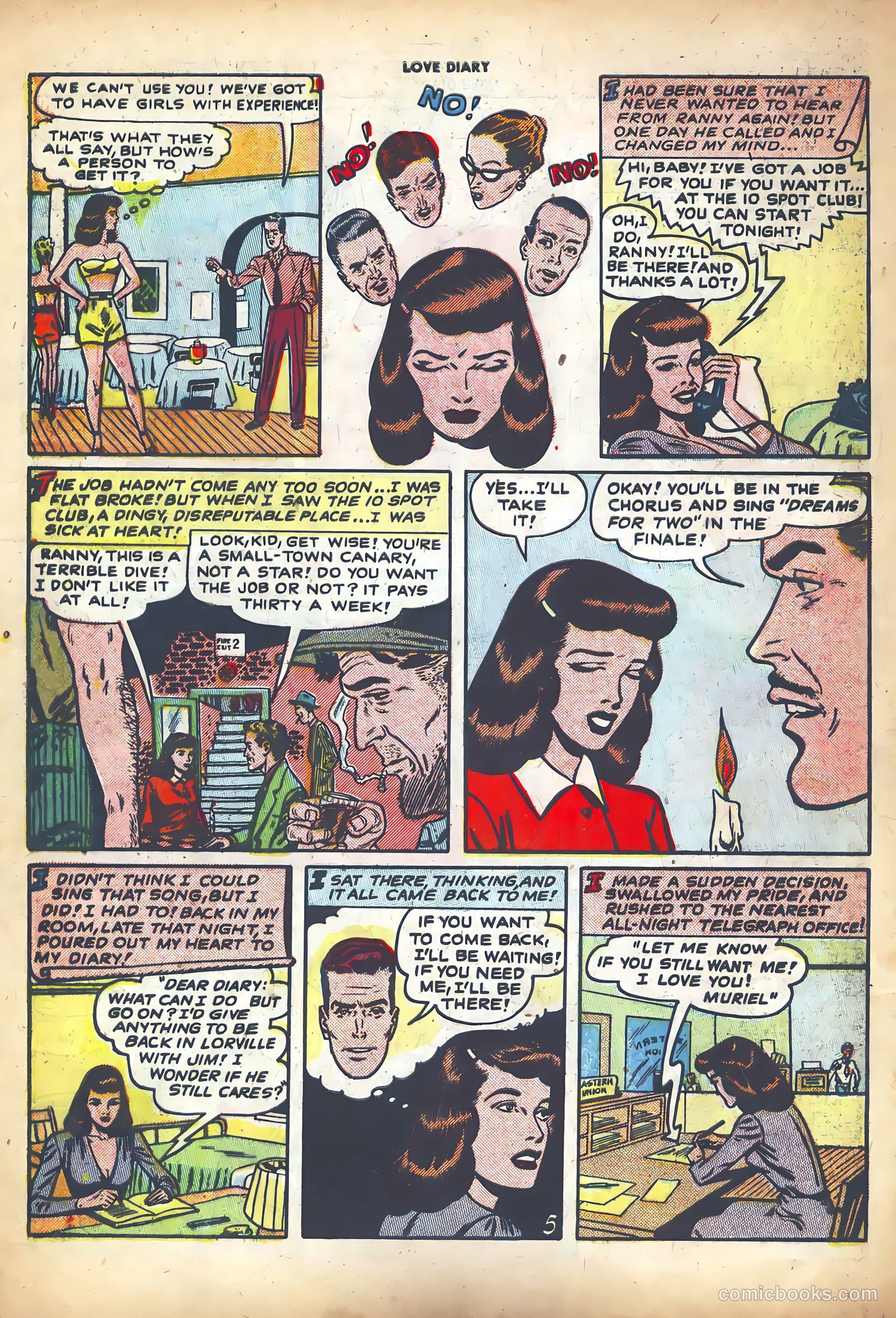 Love Diary #1 (1949) — page 16 of 37