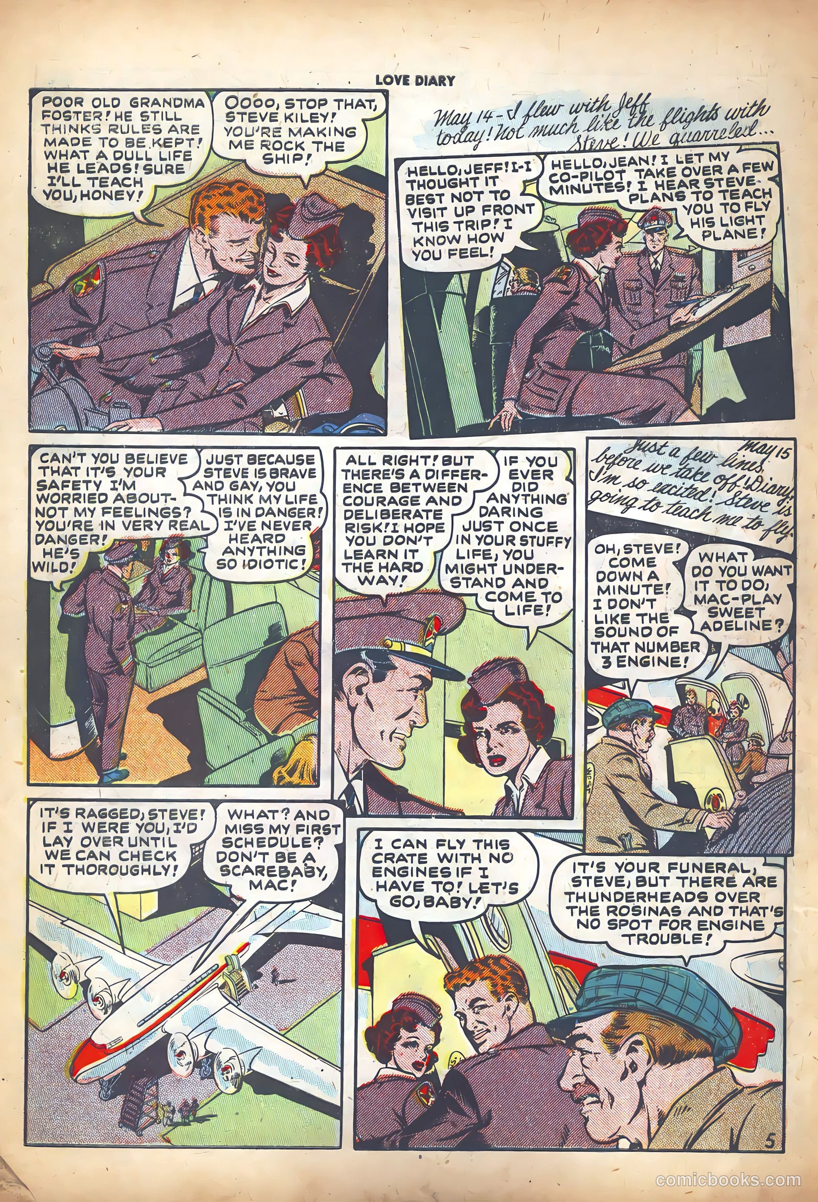 Love Diary #1 (1949) — page 22 of 37