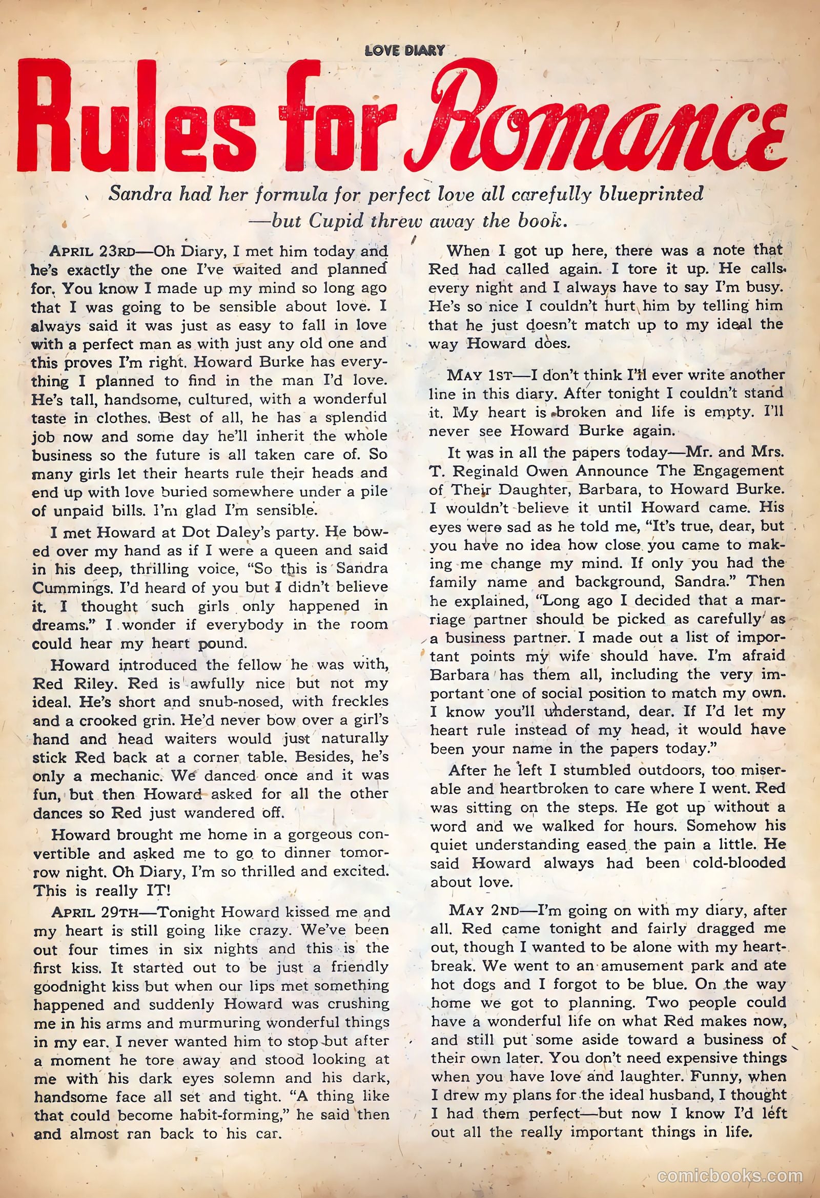 Love Diary #1 (1949) — page 26 of 37