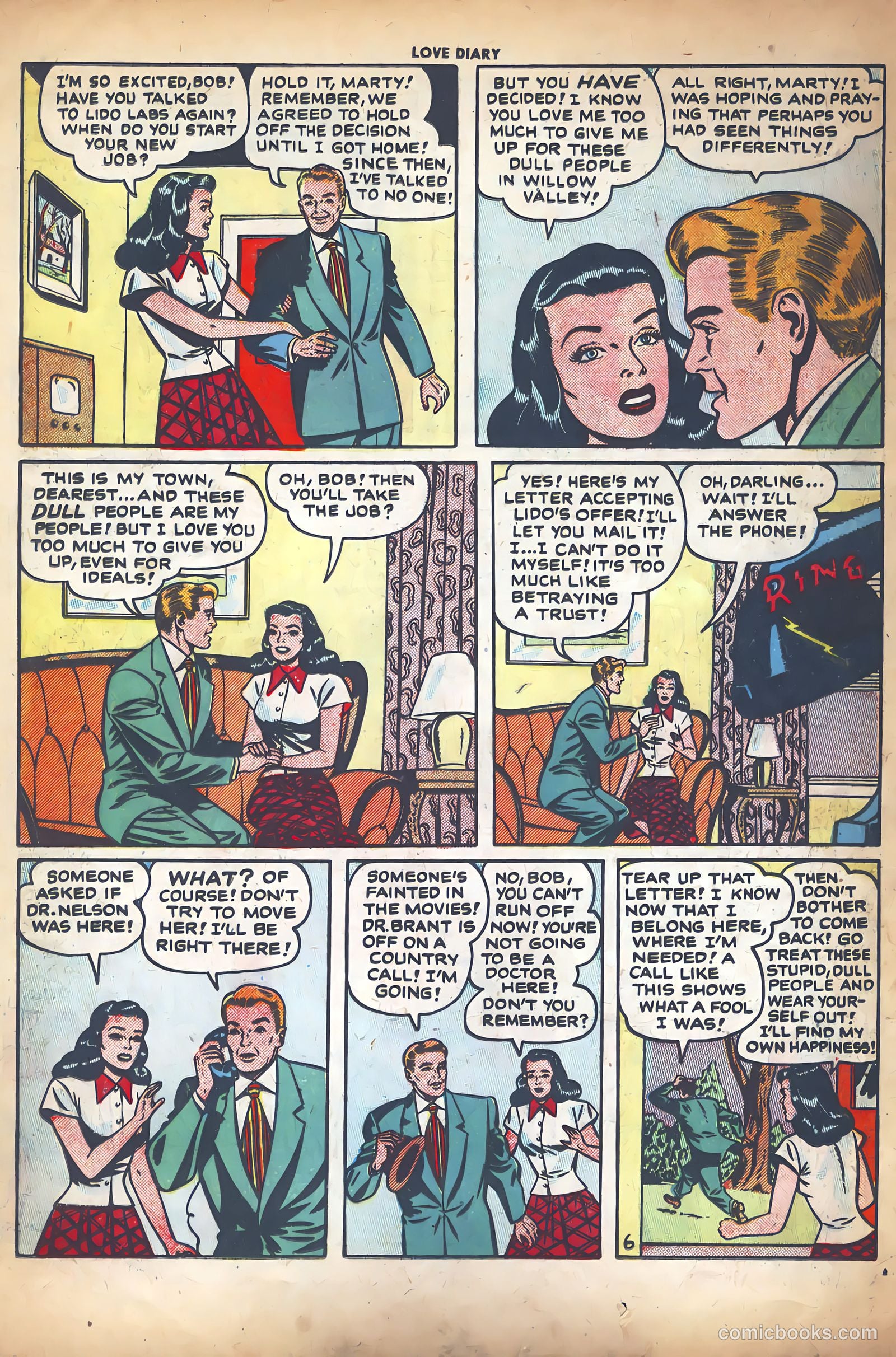 Love Diary #1 (1949) — page 32 of 37