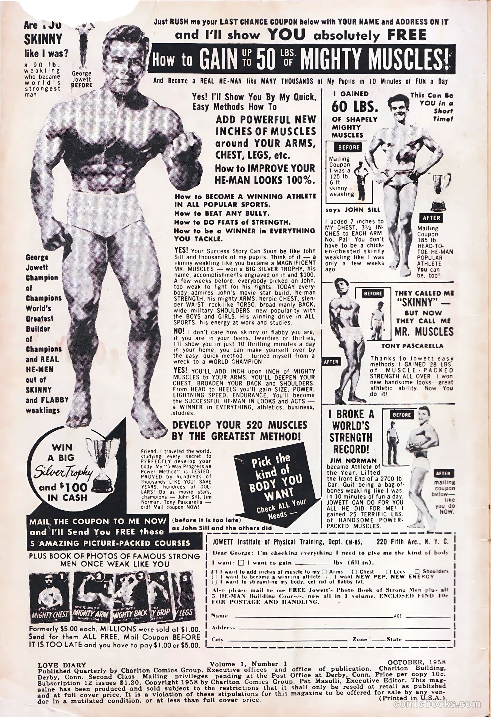 Love Diary #1 (1958) — page 2 of 36