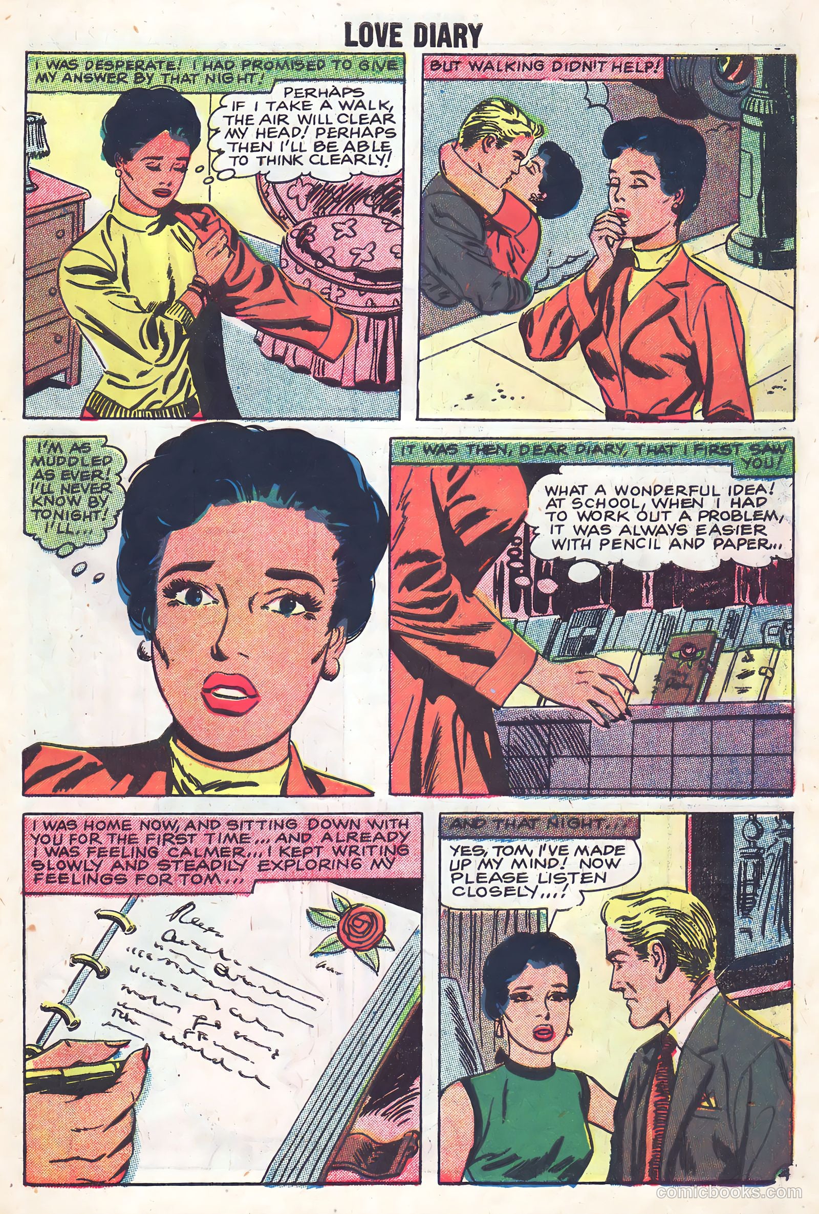 Love Diary #1 (1958) — page 7 of 36