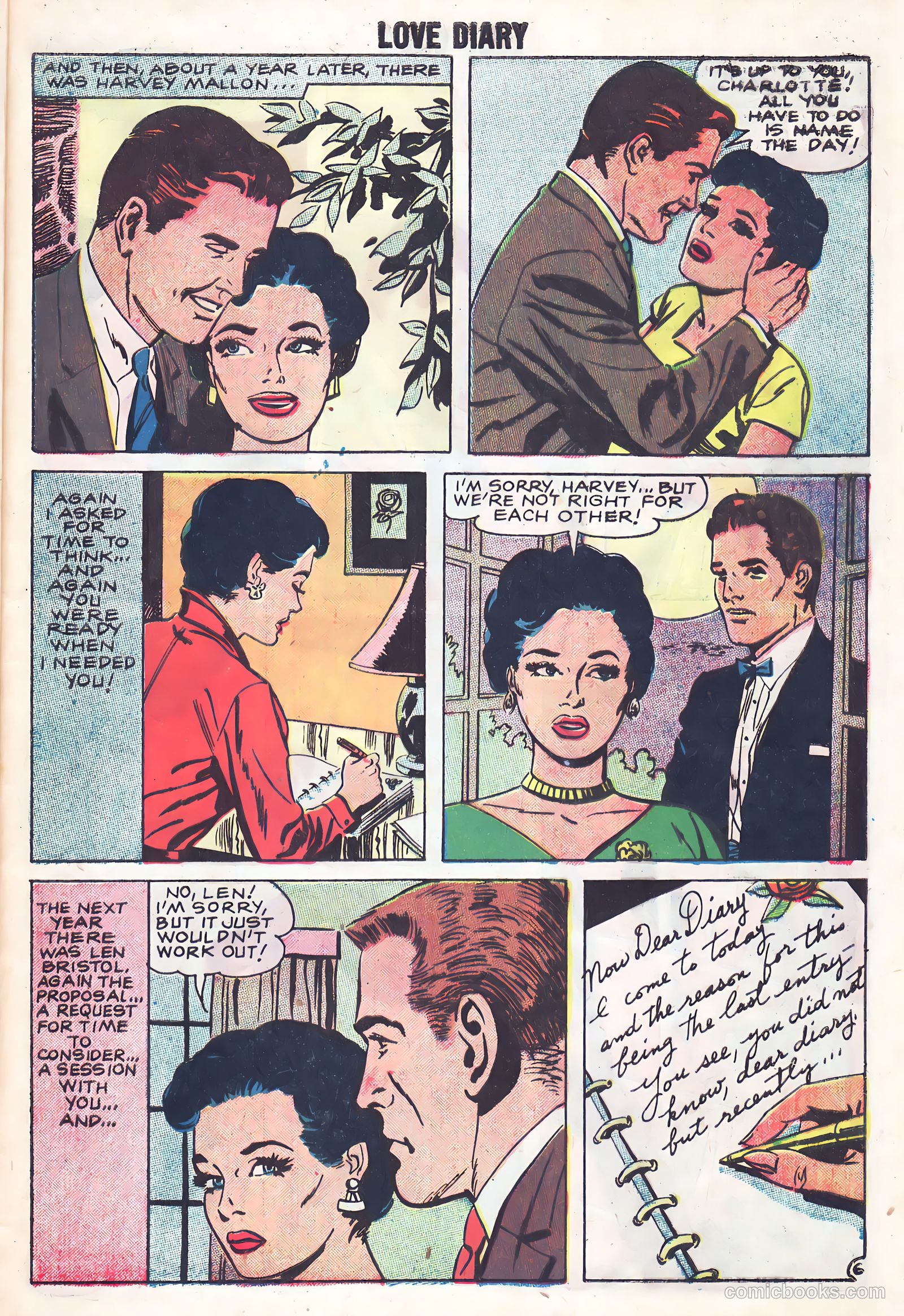 Love Diary #1 (1958) — page 9 of 36