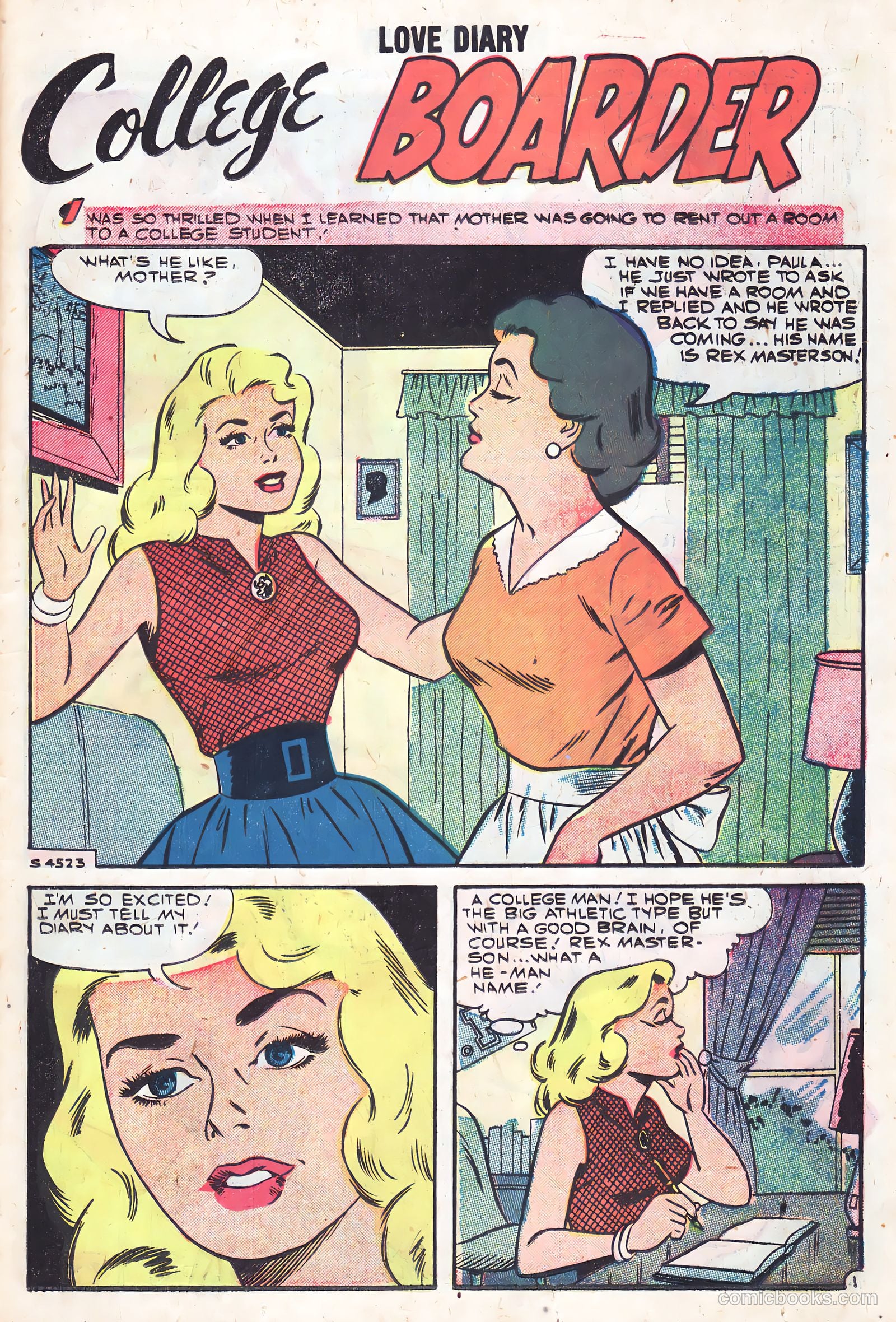 Love Diary #1 (1958) — page 11 of 36