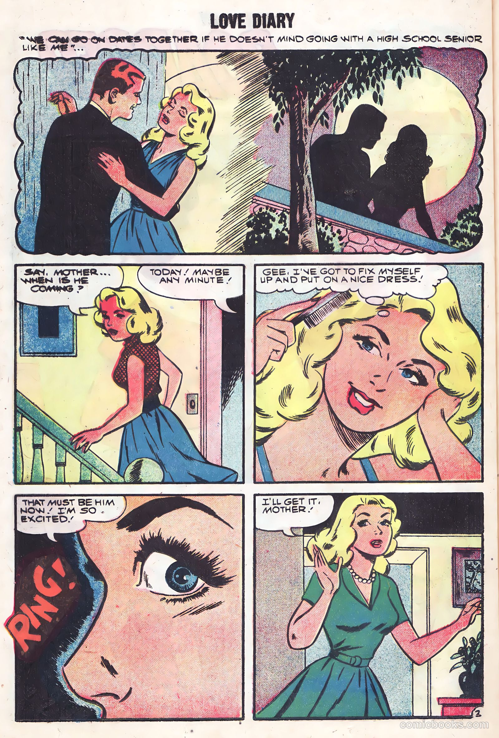 Love Diary #1 (1958) — page 12 of 36
