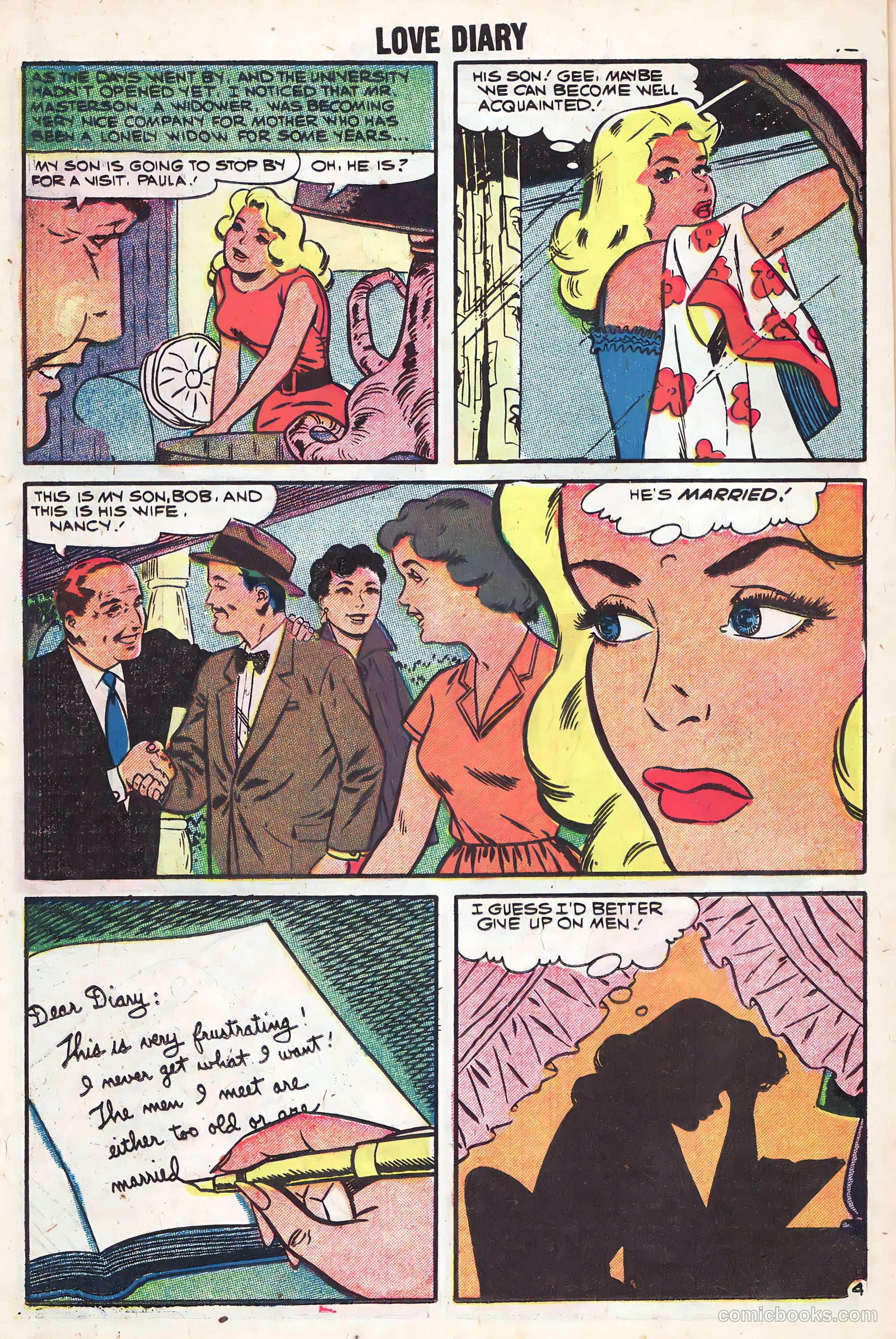 Love Diary #1 (1958) — page 14 of 36