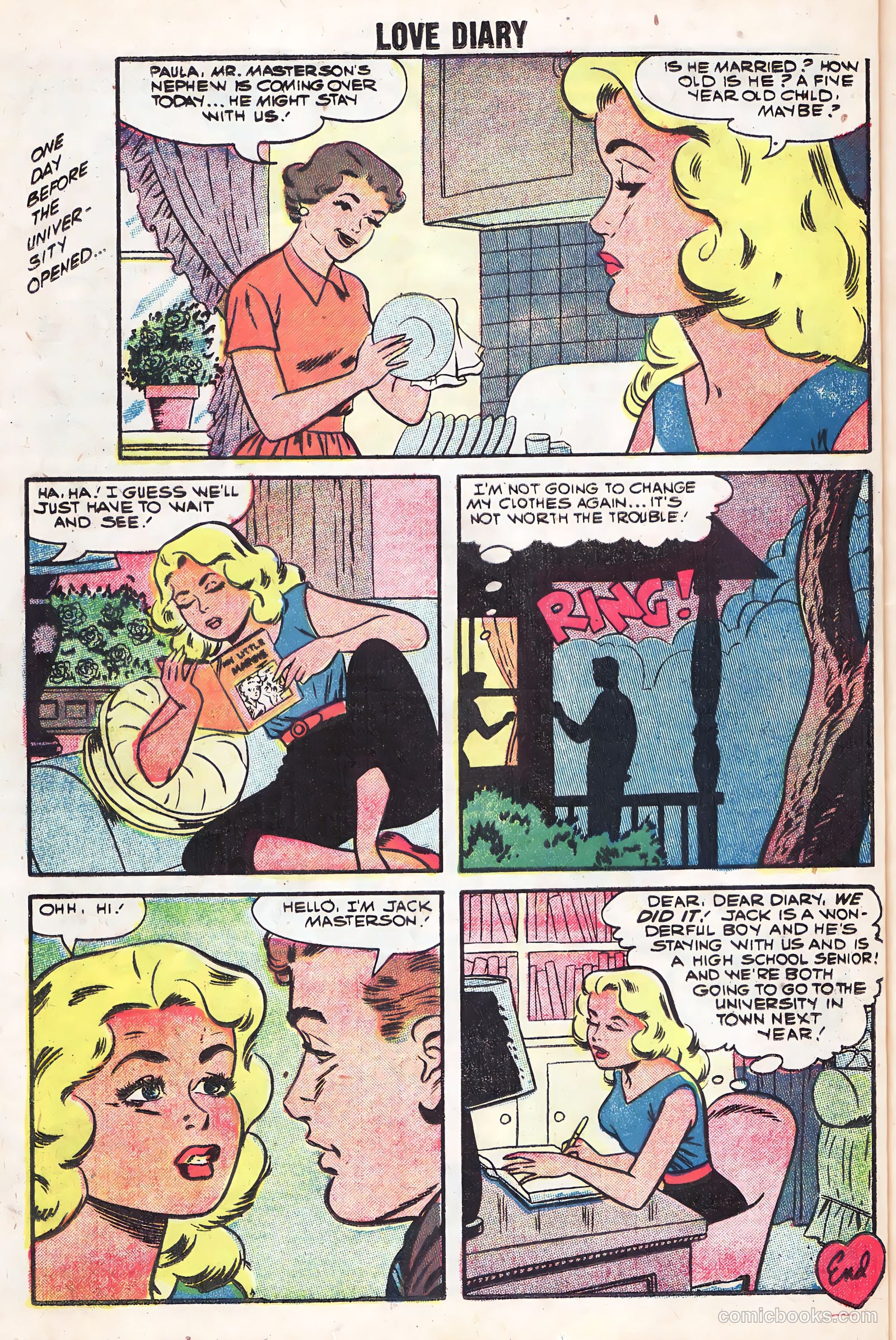 Love Diary #1 (1958) — page 16 of 36