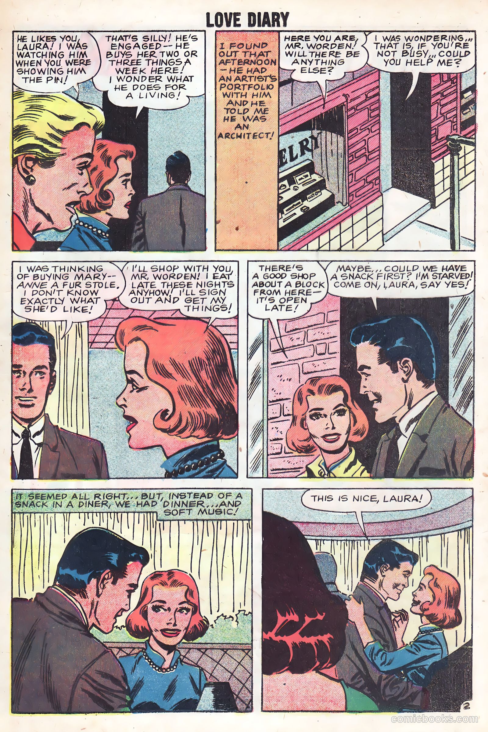Love Diary #1 (1958) — page 21 of 36