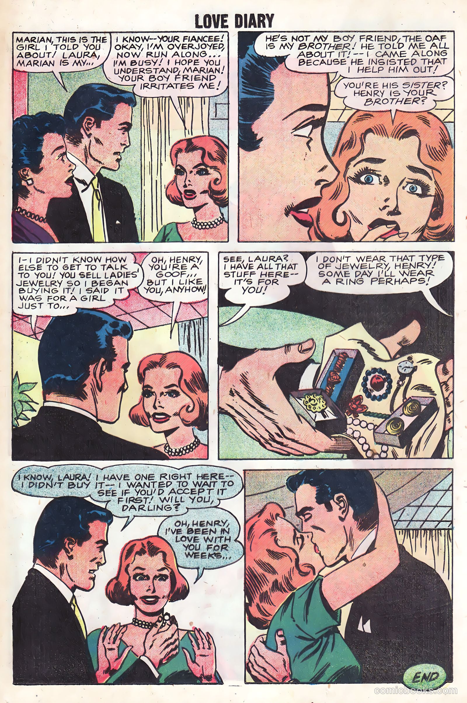Love Diary #1 (1958) — page 25 of 36