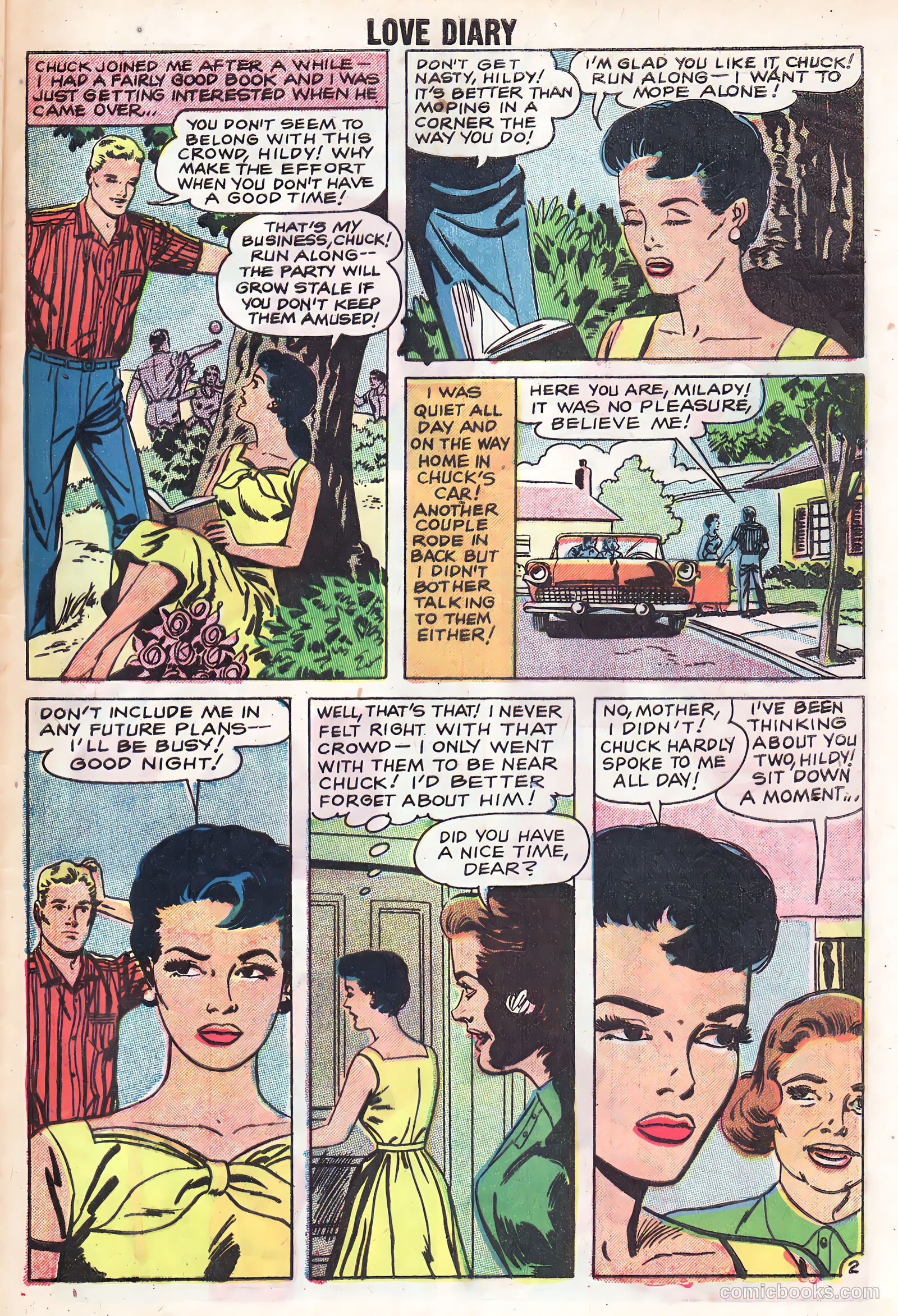 Love Diary #1 (1958) — page 29 of 36