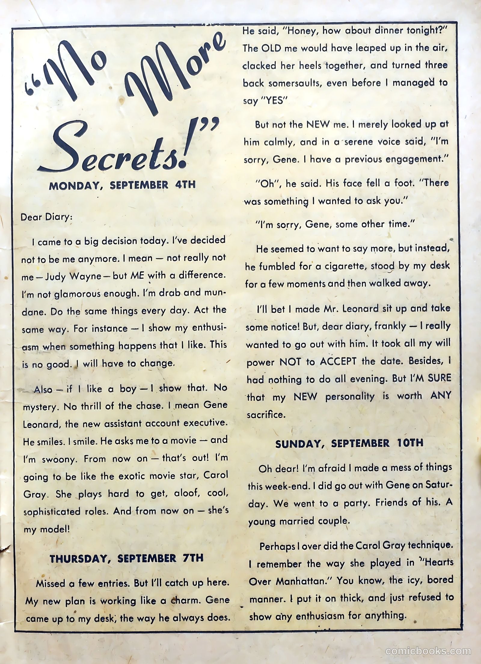 Love Diary #11 (1960) — page 23 of 53