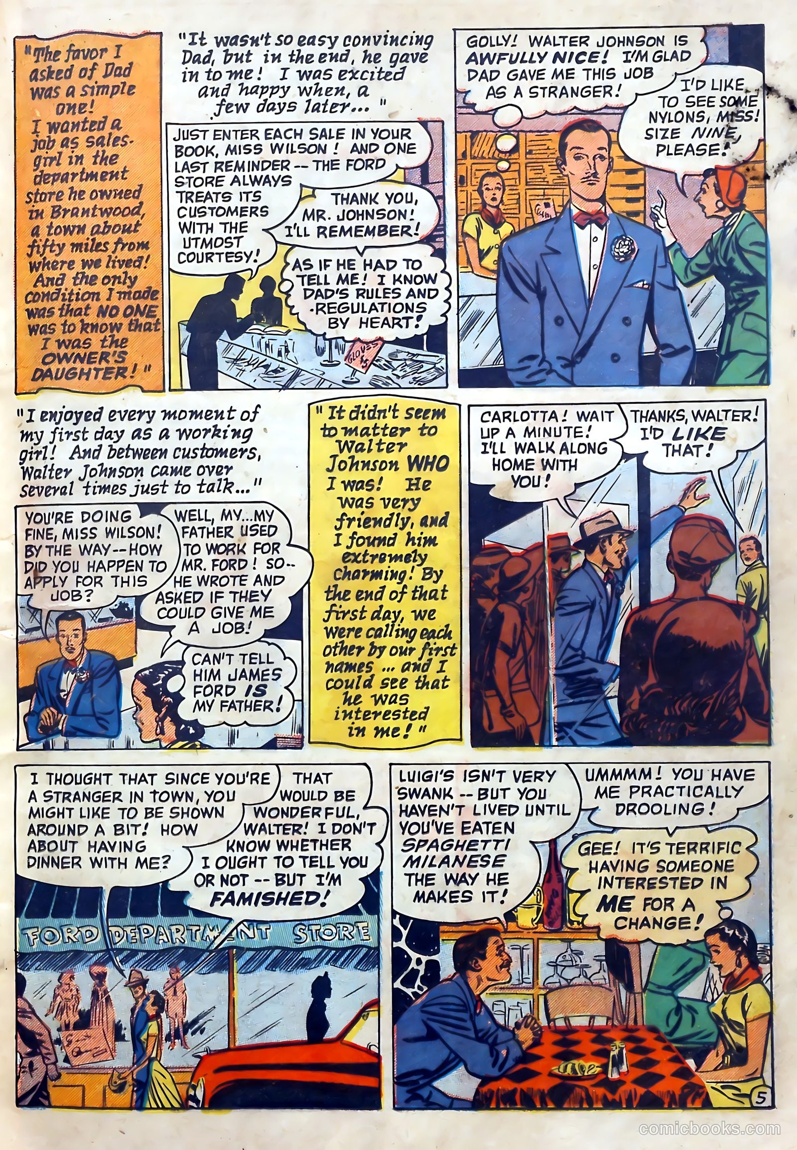 Love Diary #12 (1951) — page 19 of 52
