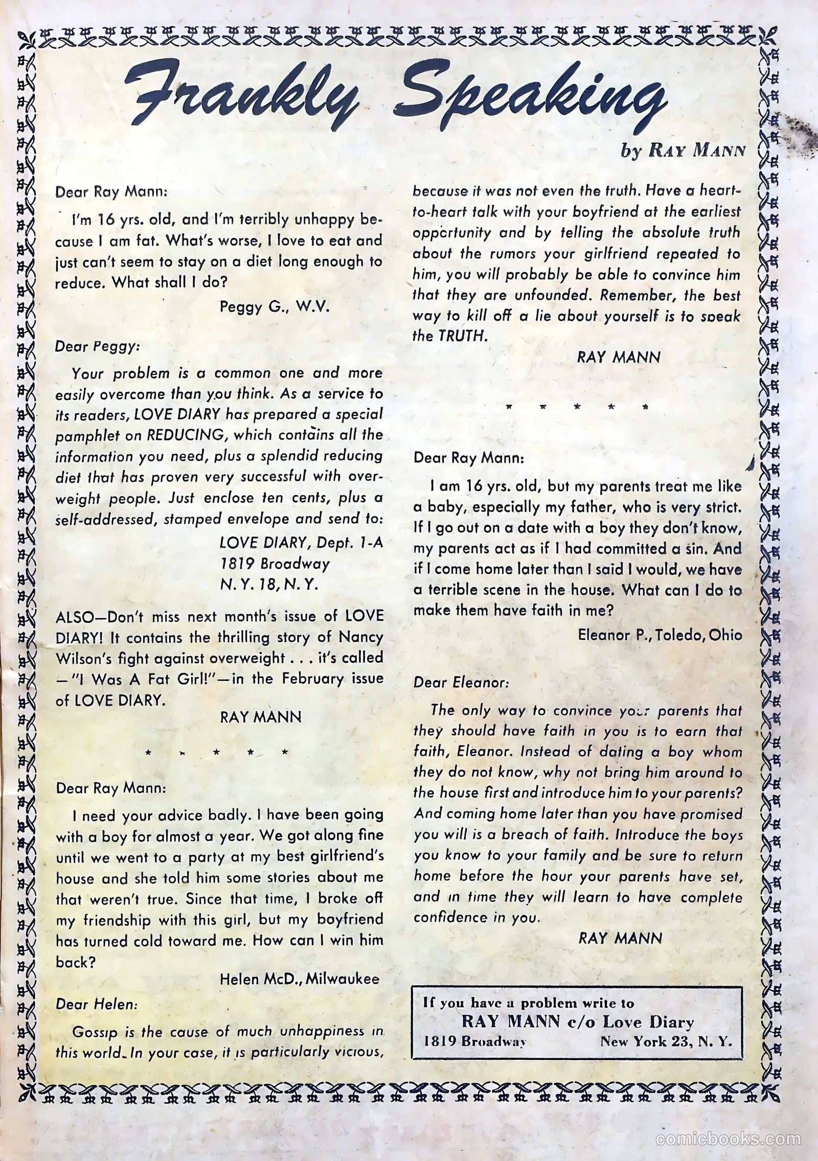 Love Diary #12 (1951) — page 29 of 52