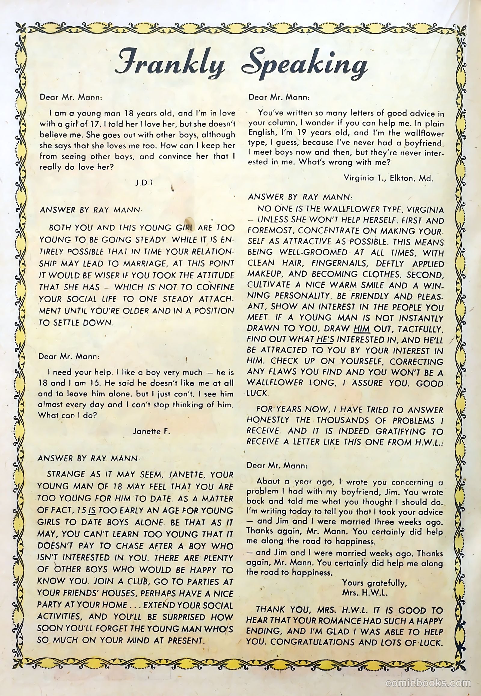 Love Diary #14 (1951) — page 28 of 52
