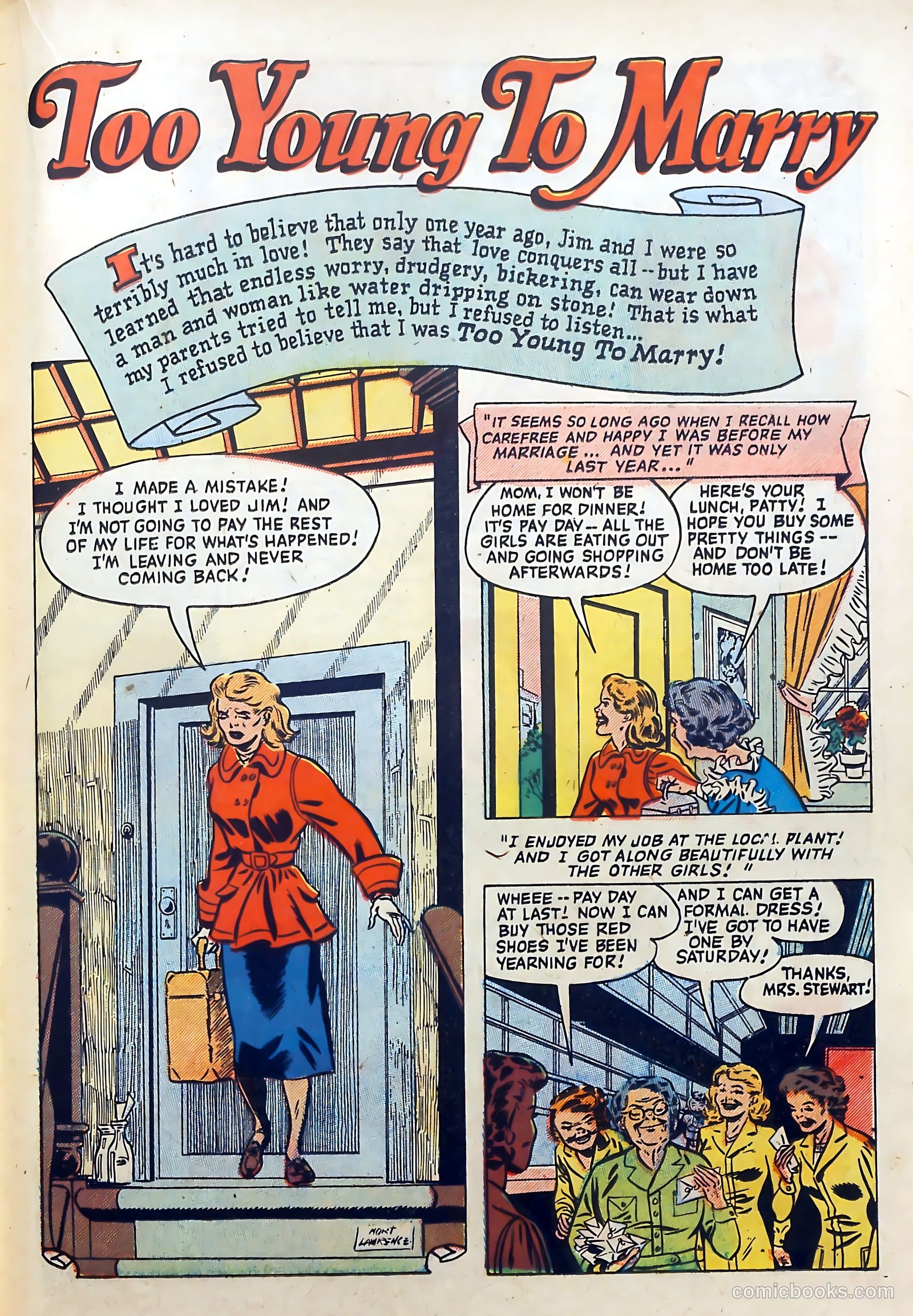Love Diary #14 (1951) — page 31 of 52