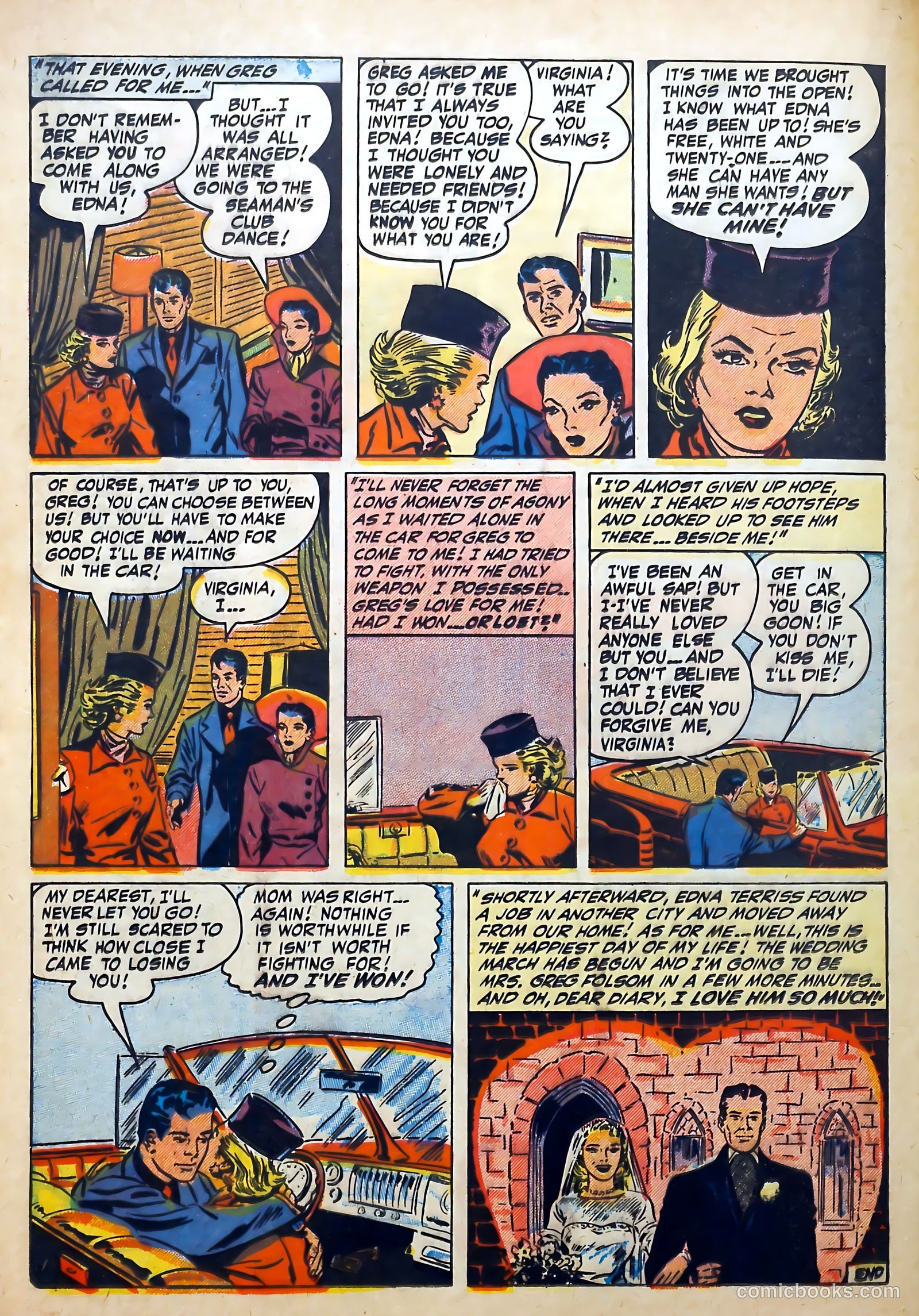 Love Diary #15 (1951) — page 38 of 52